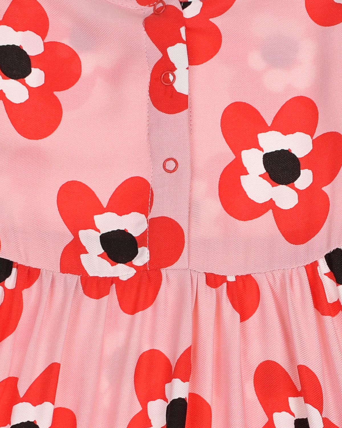 Платье с принтом "красные цветы" Stella McCartney детское, размер 92 - фото 5