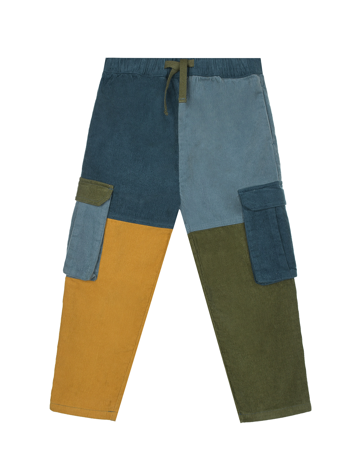 Вельветовые брюки в стиле color block Stella McCartney детские
