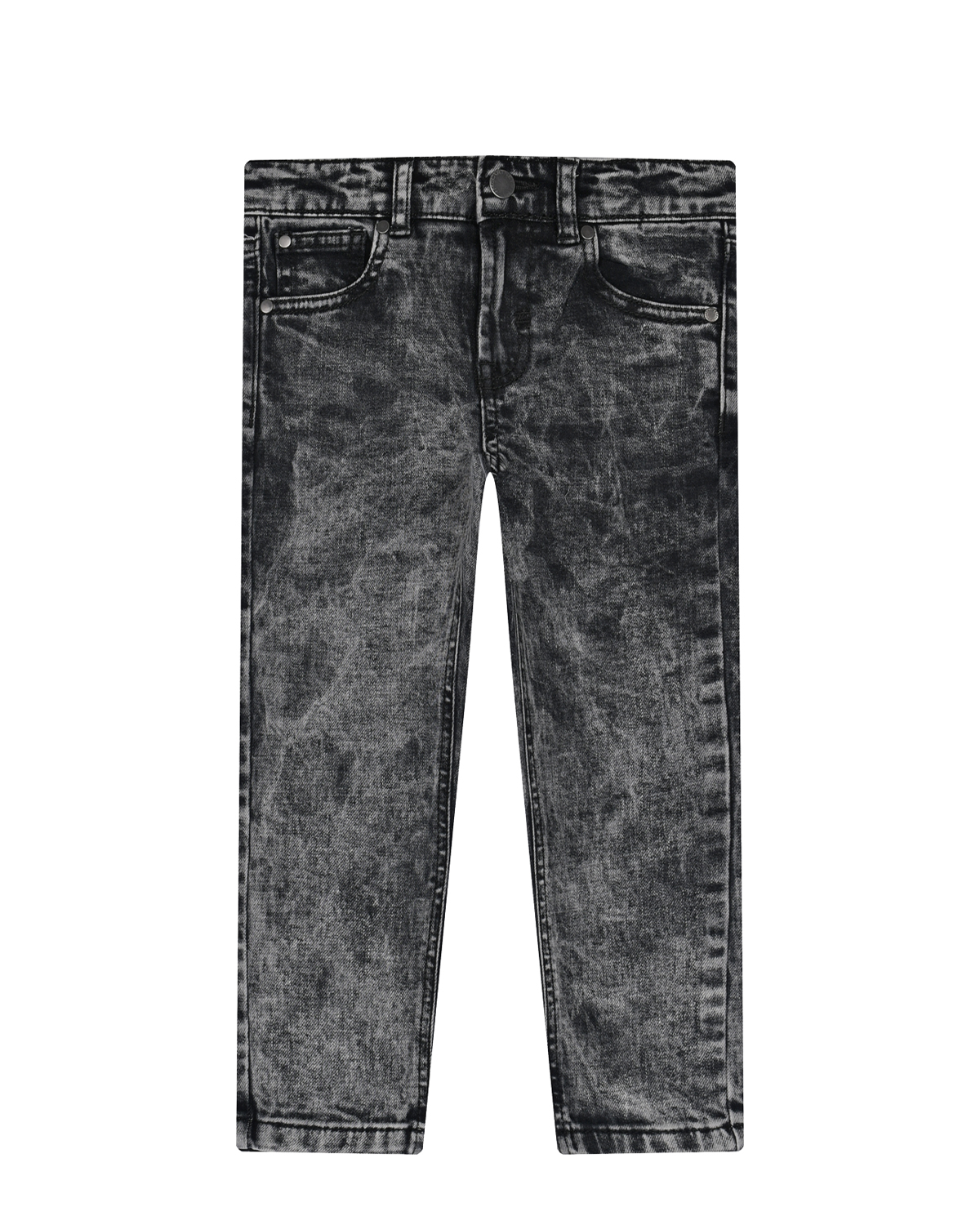 Серые зауженные джинсы Stella McCartney детские, размер 104, цвет серый - фото 1
