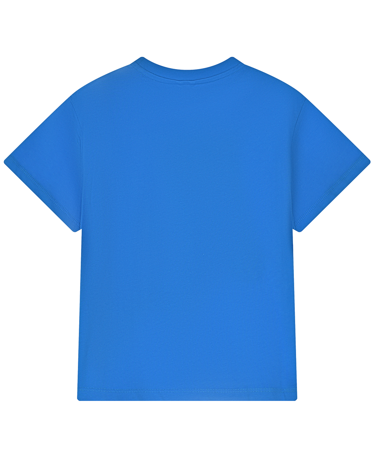 Синяя футболка с принтом "be super nice" Stella McCartney детская, размер 92, цвет синий - фото 2