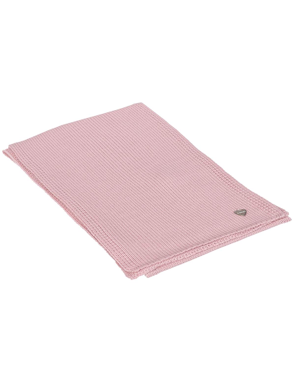 Розовый шарф из шерсти, 20х140 см Il Trenino детский, размер unica - фото 1