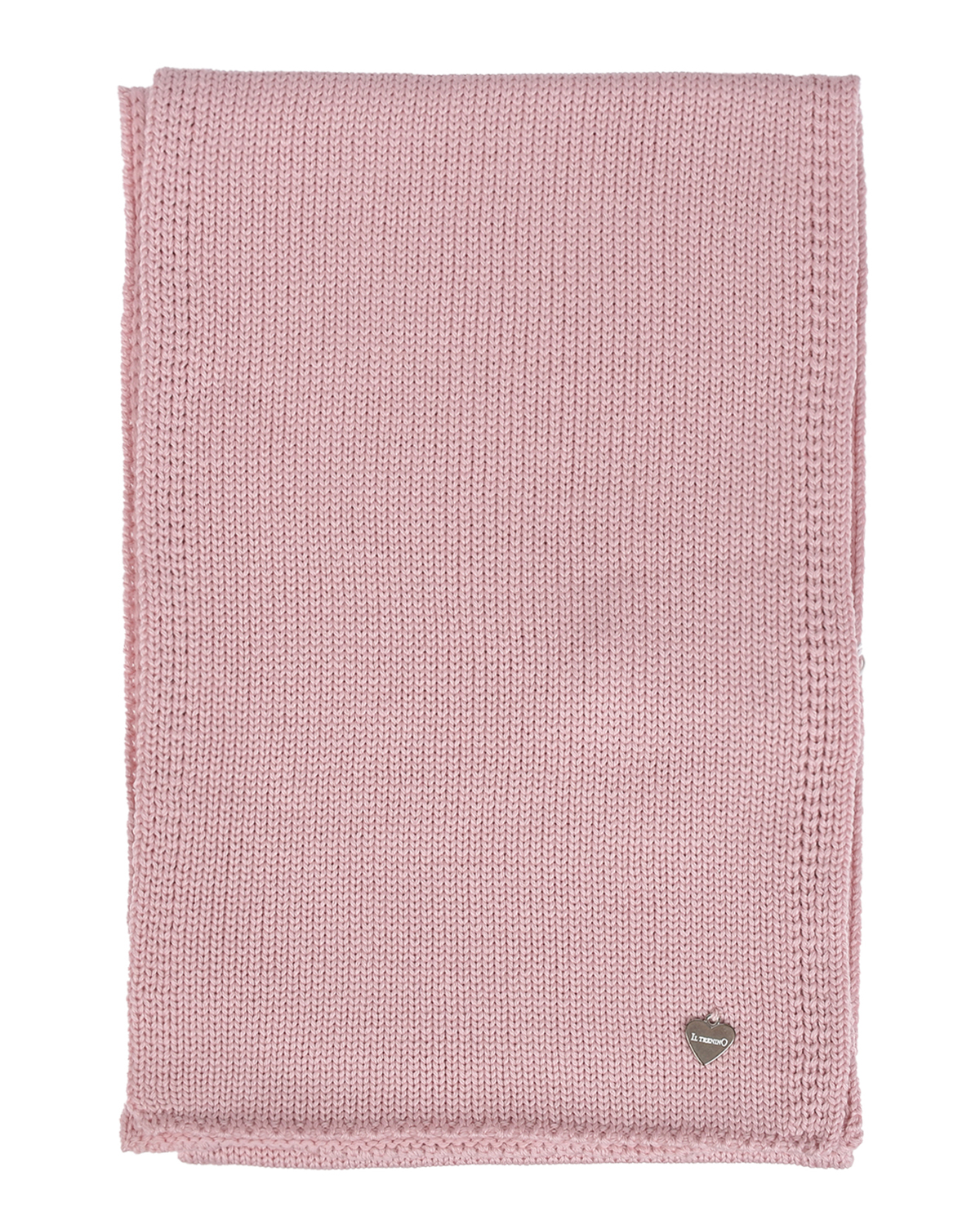 Розовый шарф из шерсти, 20х140 см Il Trenino детский, размер unica - фото 2