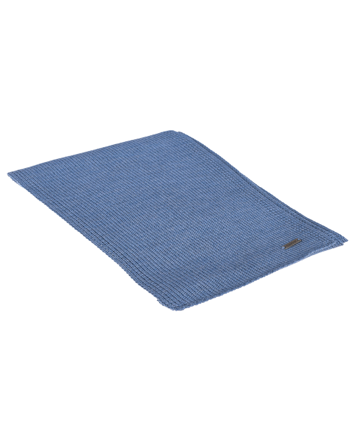 Синий шерстяной шарф, 20х140 см Il Trenino детский, размер unica