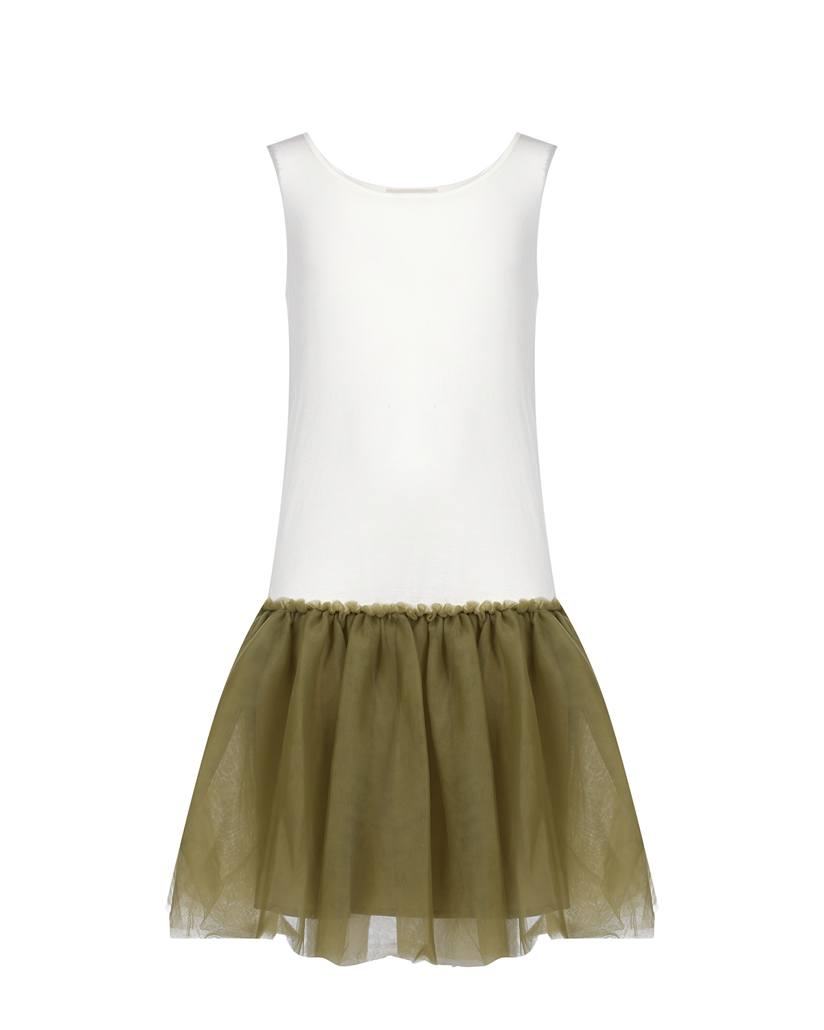 Платье с имитацией толстовки и юбки TWINSET детское, размер 152, цвет белый - фото 3