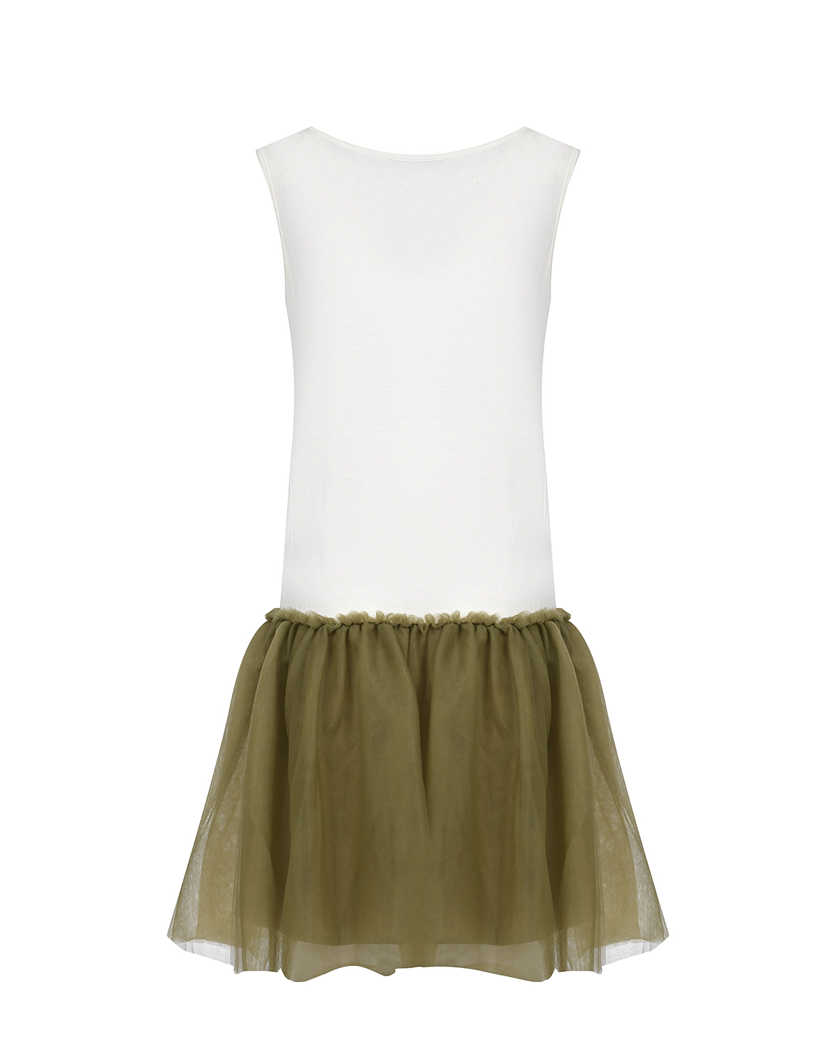 Платье с имитацией толстовки и юбки TWINSET детское, размер 152, цвет белый - фото 4