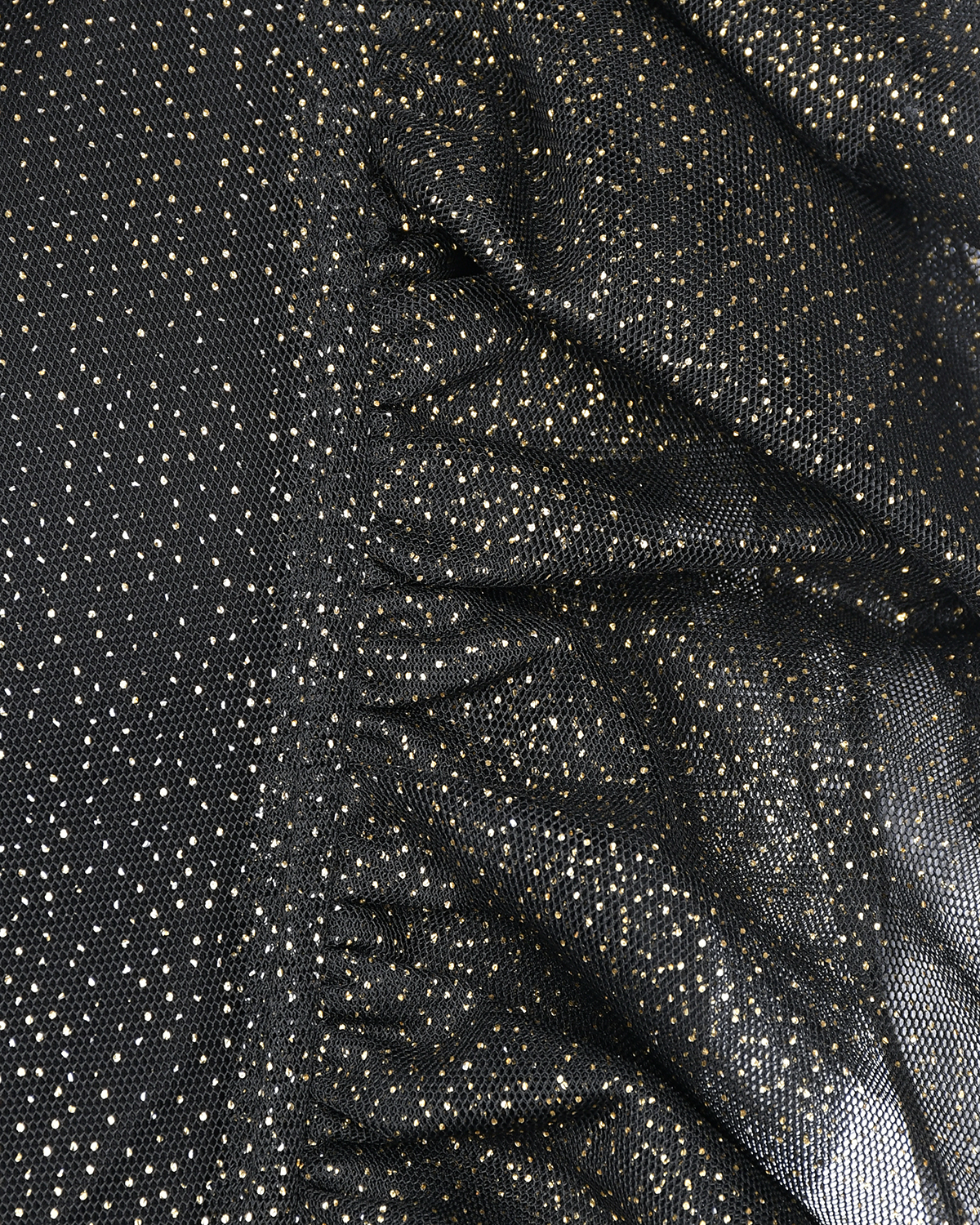 Черное платье с отделкой в горошек TWINSET детское, размер 128, цвет черный - фото 5