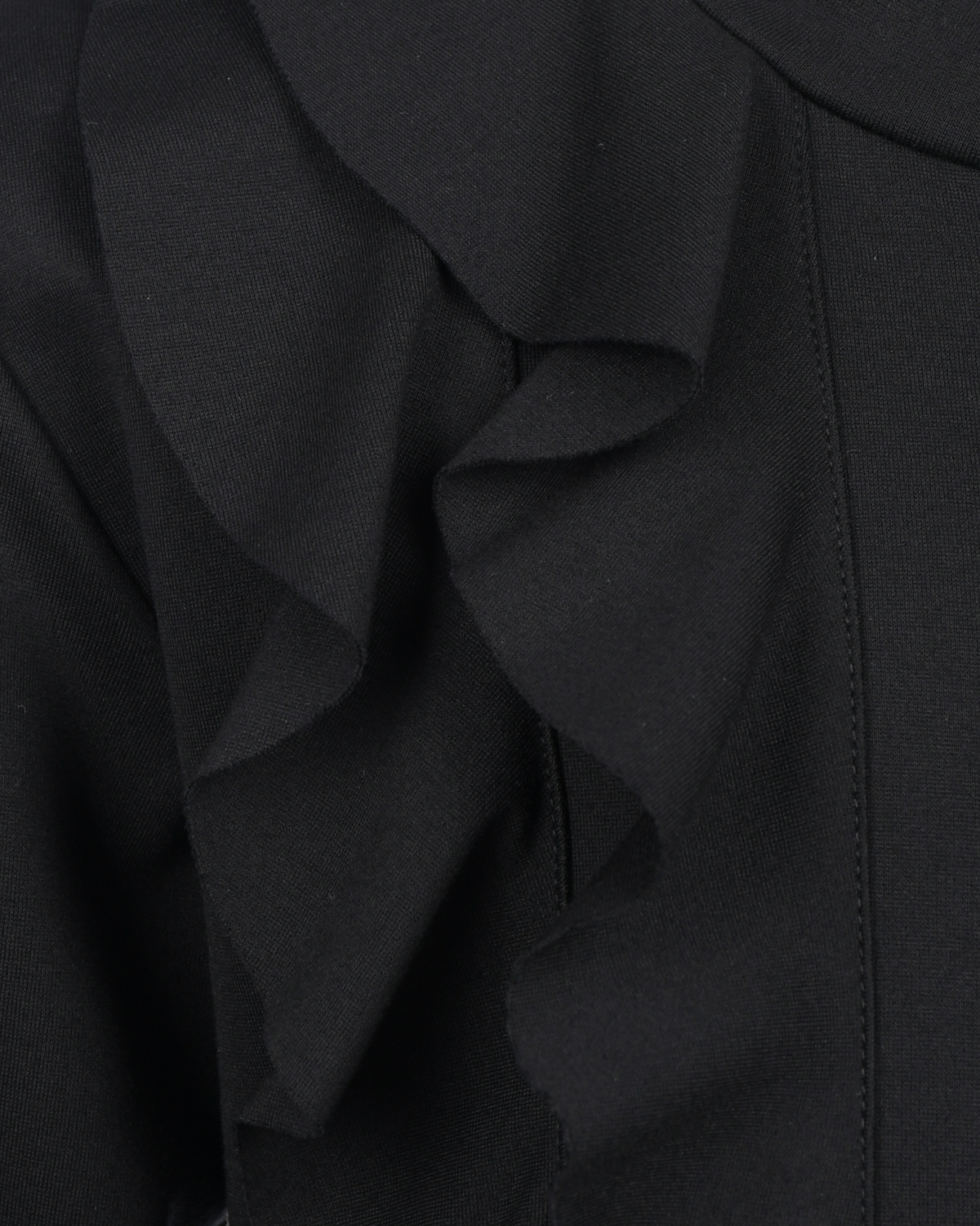 Черное платье с рюшами TWINSET детское, размер 128, цвет черный - фото 3