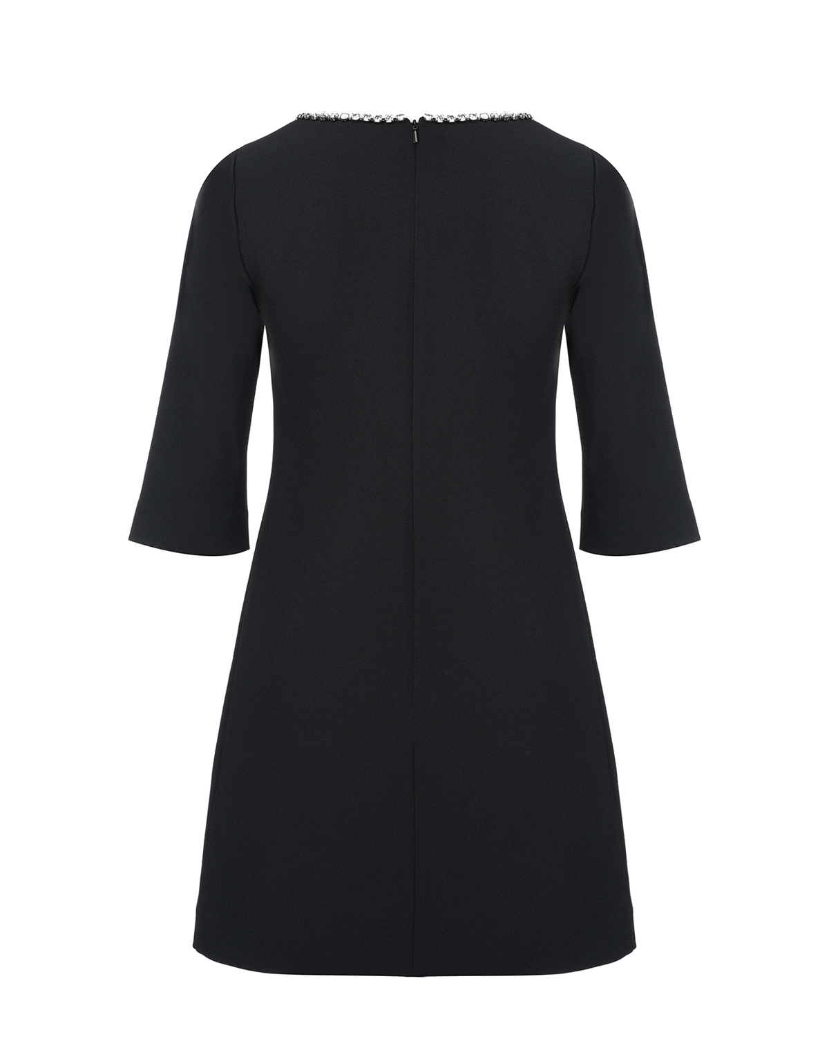 Черное платье с рукавами 3/4 Vivetta, размер 42, цвет черный Черное платье с рукавами 3/4 Vivetta - фото 2