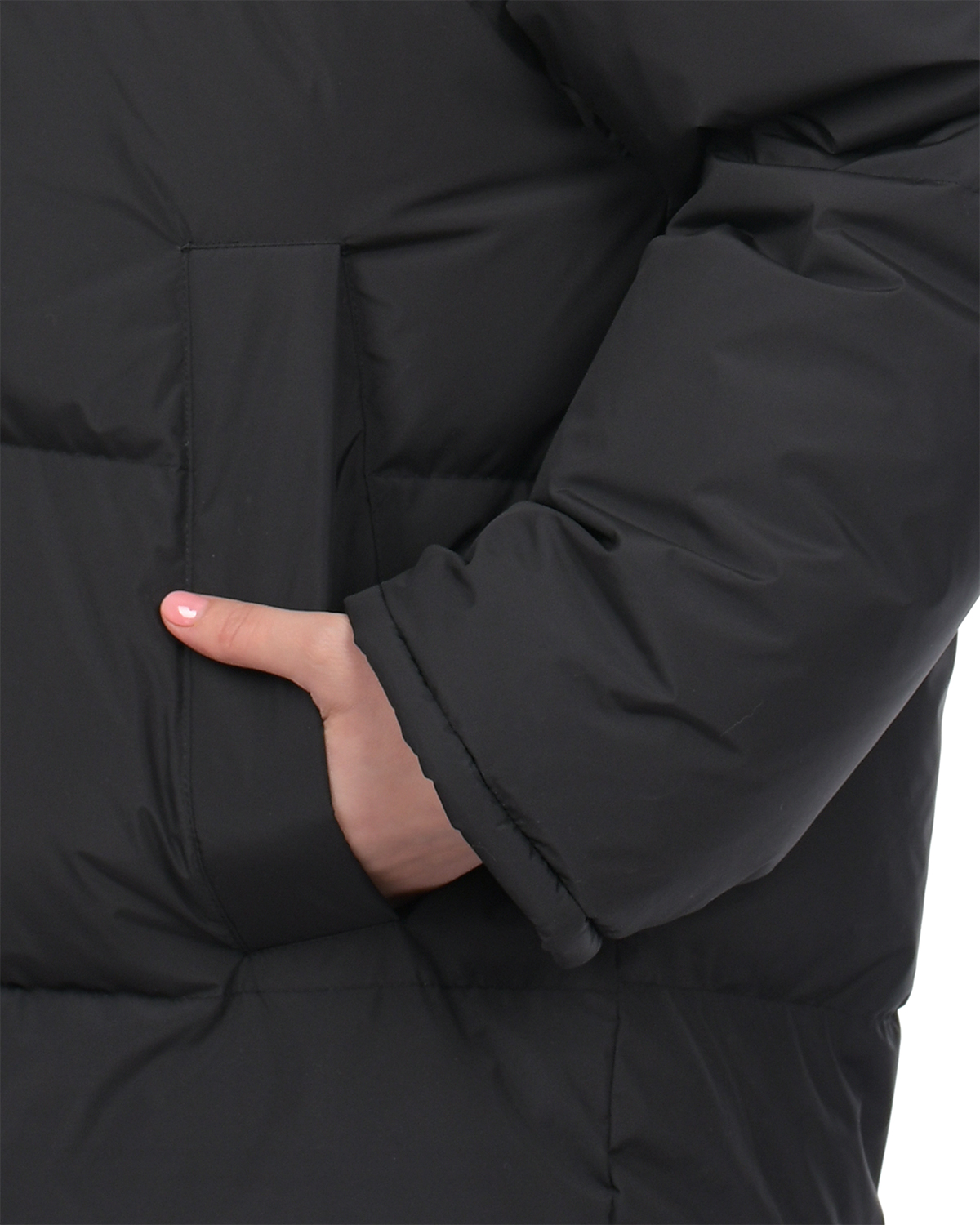 Черное двуxстороннее пальто Yves Salomon, размер 36, цвет черный - фото 8
