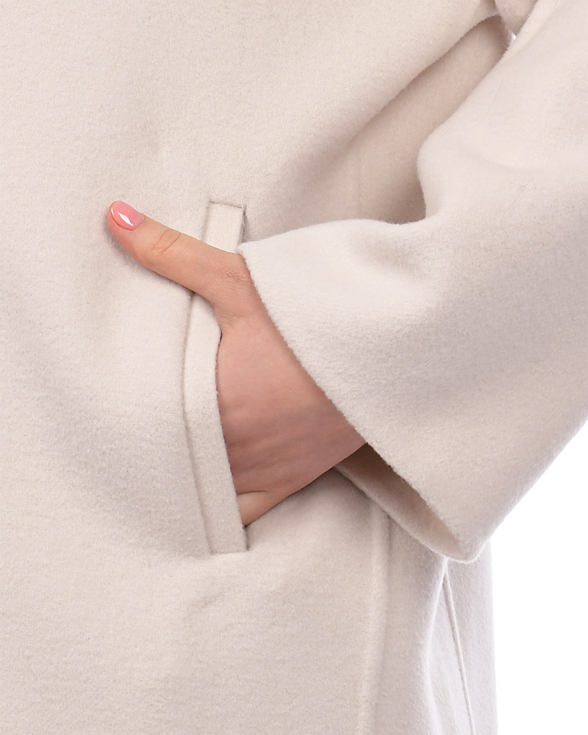 Кашемировое пальто с воротом из меха соболя Yves Salomon, размер 38, цвет нет цвета - фото 10