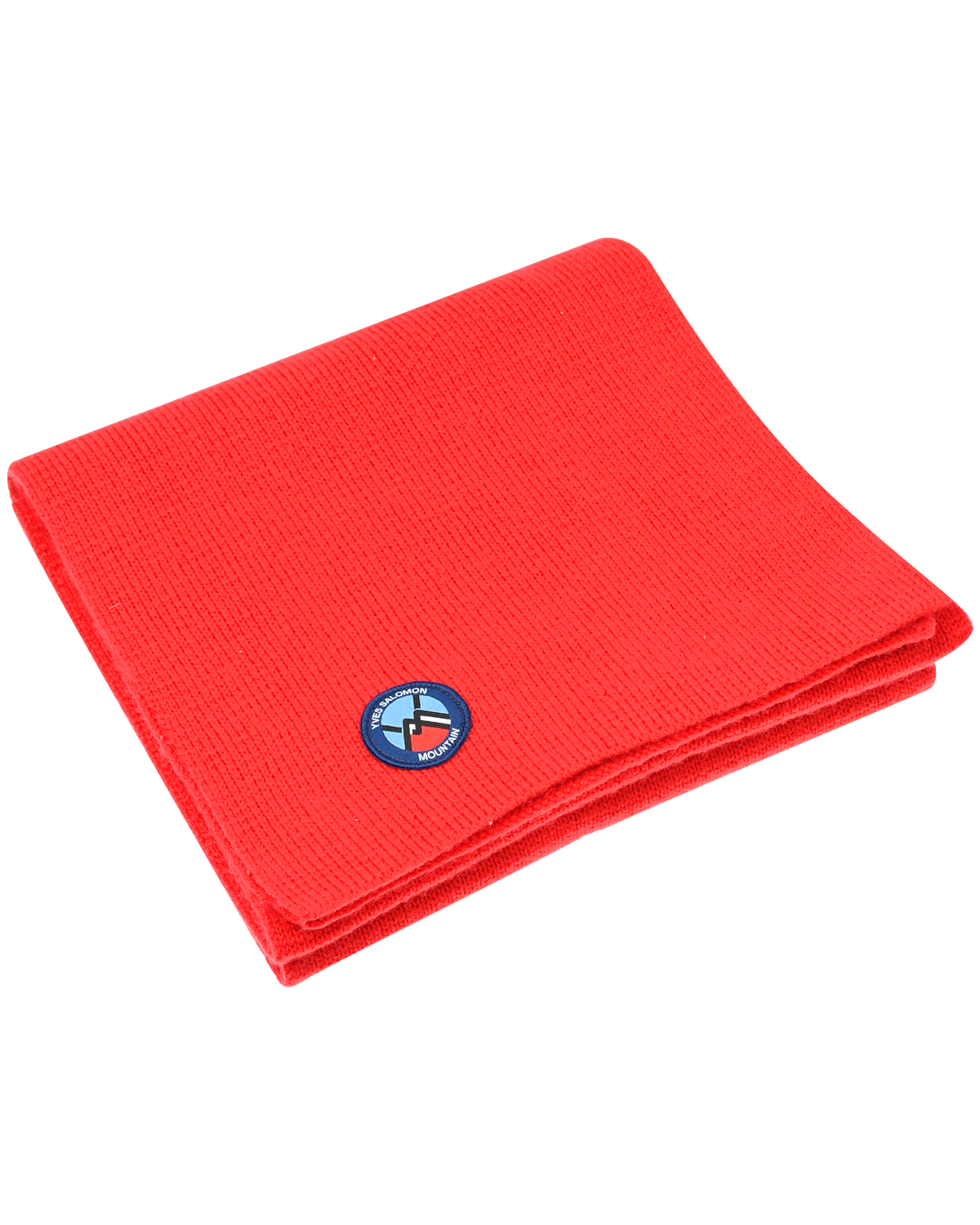 Красный шарф из шерсти и кашемира, 184x26 см Yves Salomon, размер unica
