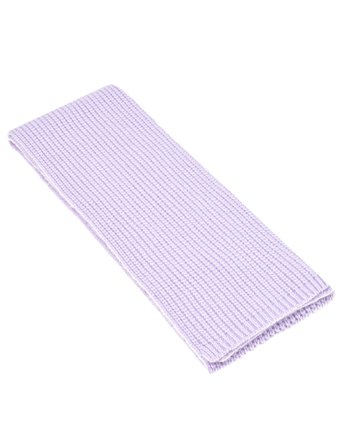 Кашемировый шарф лилового цвета, 162x15 см Yves Salomon детский, размер unica - фото 1
