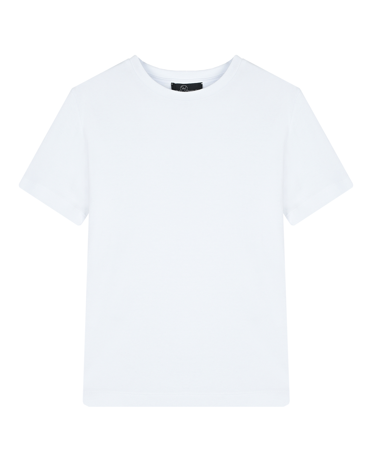 Белая хлопковая футболка Dan Maralex детская, размер 128, цвет белый - фото 1