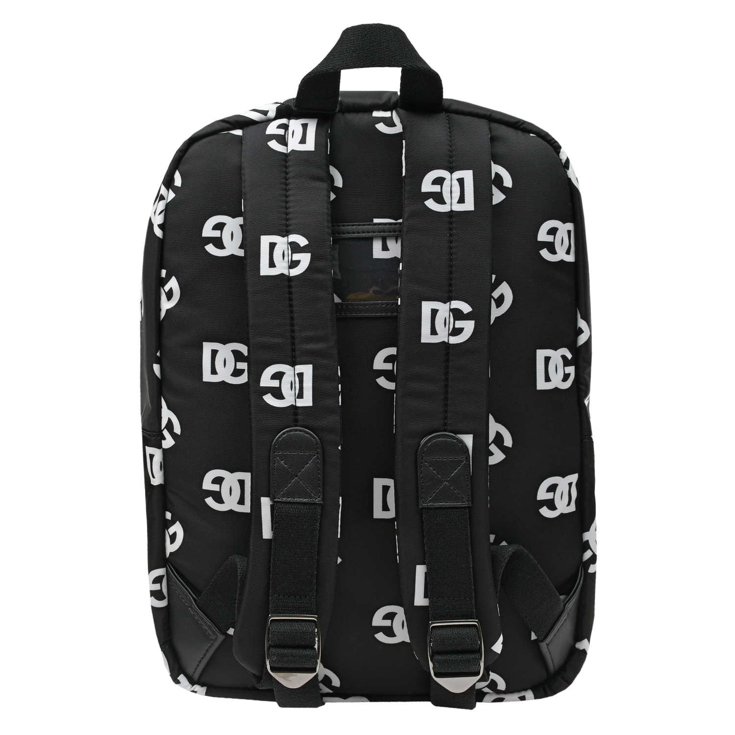 Черный рюкзак с белым лого, 34x28x10 см Dolce&Gabbana детский, размер unica, цвет мультиколор - фото 3