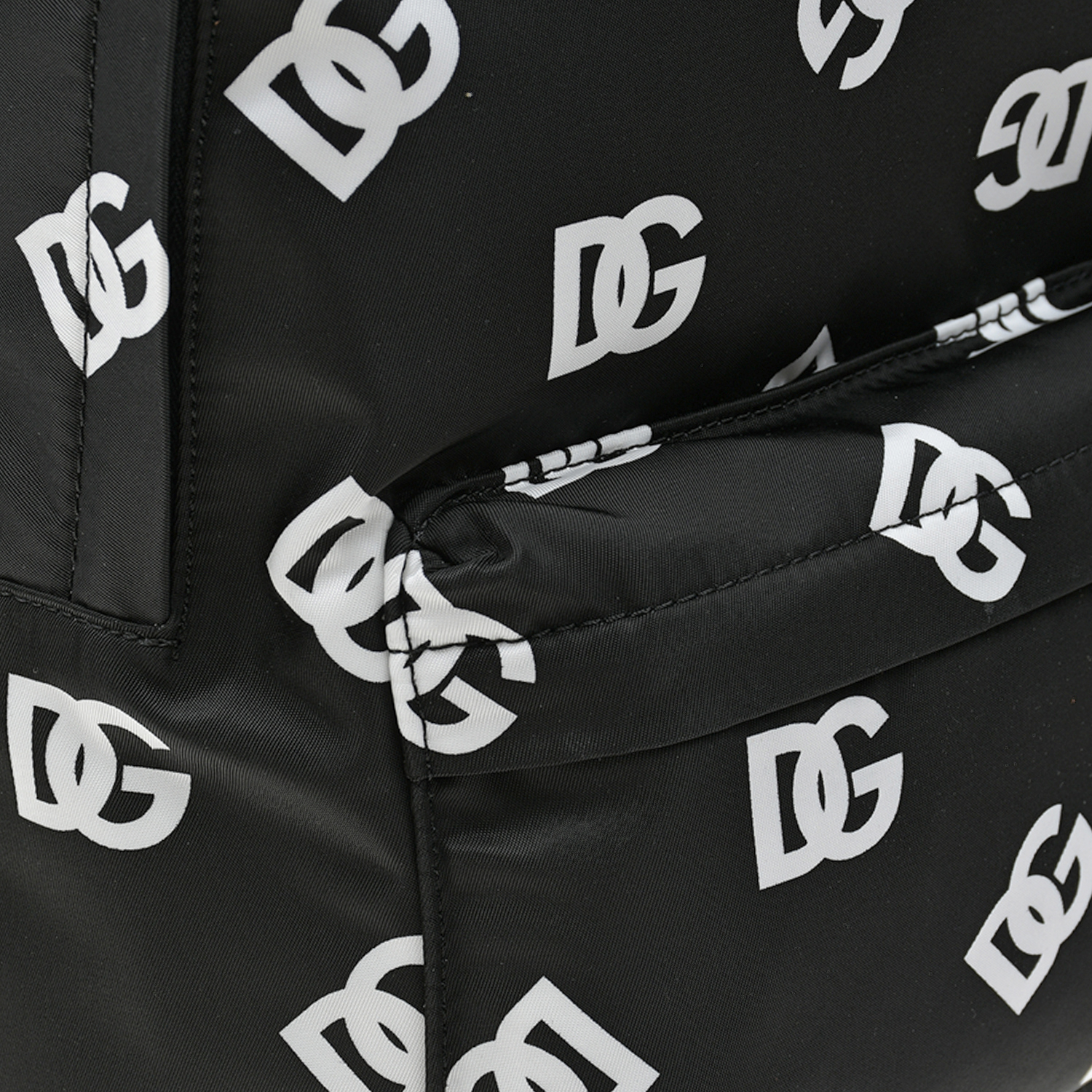 Черный рюкзак с белым лого, 34x28x10 см Dolce&Gabbana детский, размер unica, цвет мультиколор - фото 4