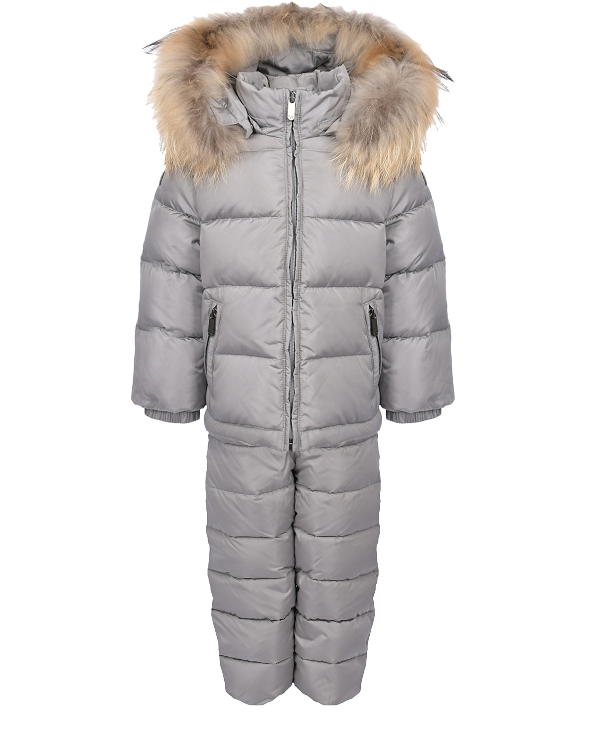 Комплект: куртка и полукомбинезон, серый IL Gufo детский, размер 98, цвет нет цвета - фото 1