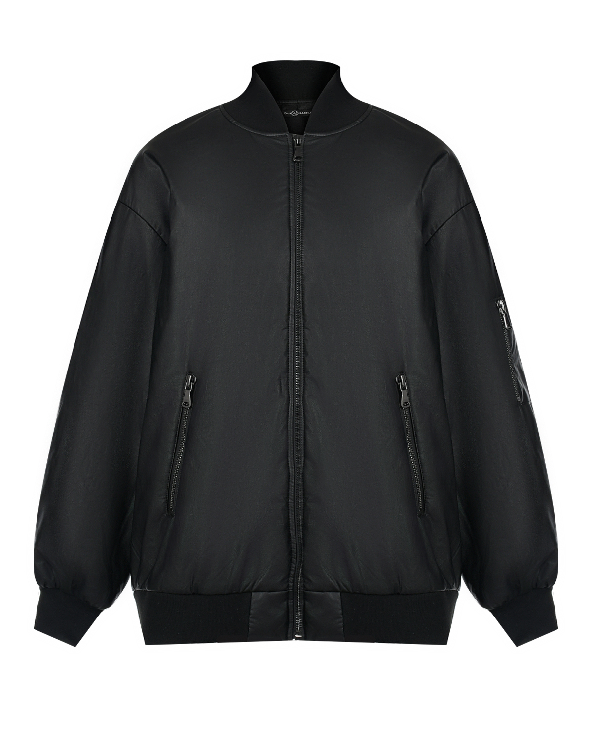 Куртка-бомбер из эко-кожи Dan Maralex, размер 44, цвет черный - фото 1