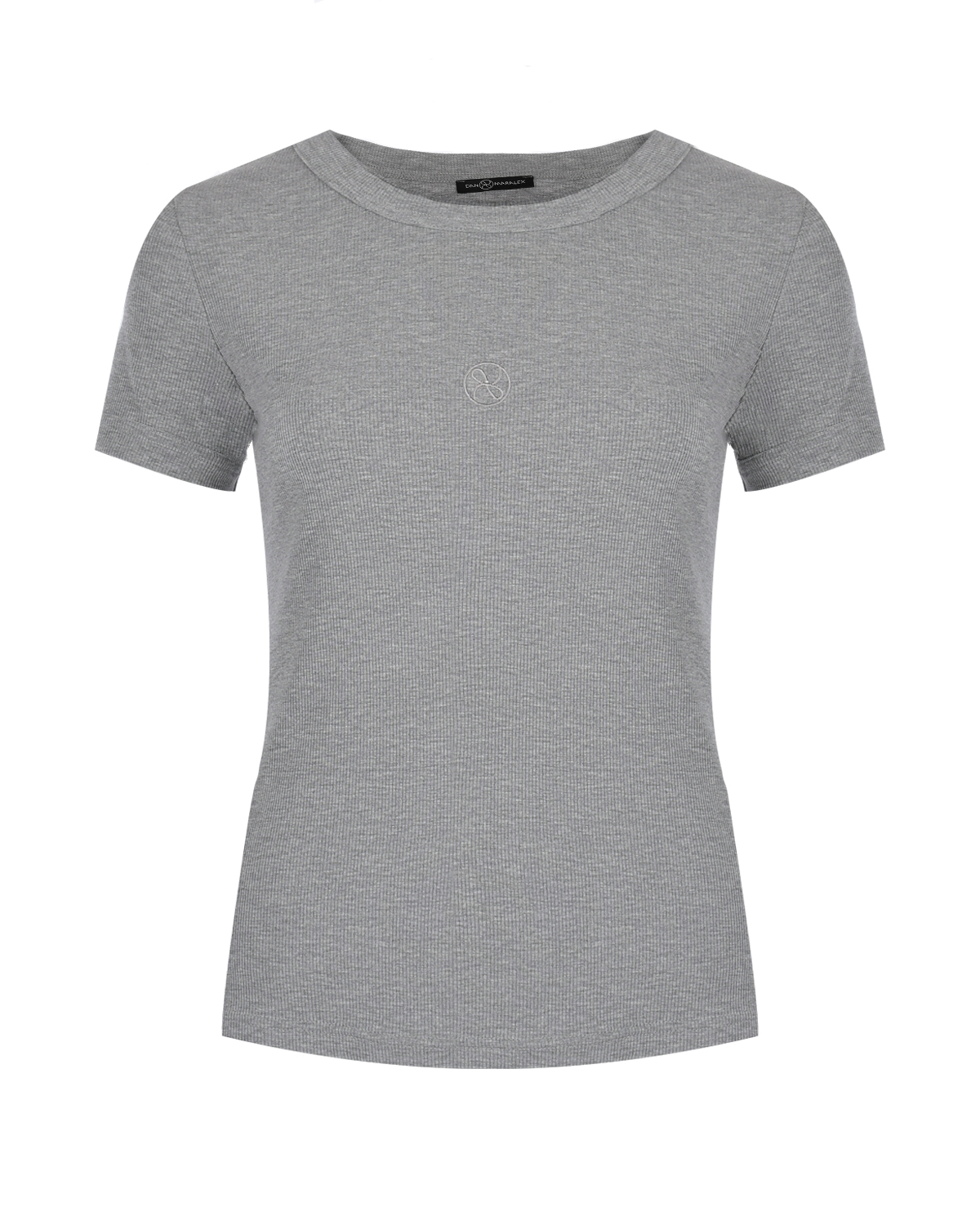 Базовая приталенная футболка Dan Maralex, размер 46, цвет серый - фото 1