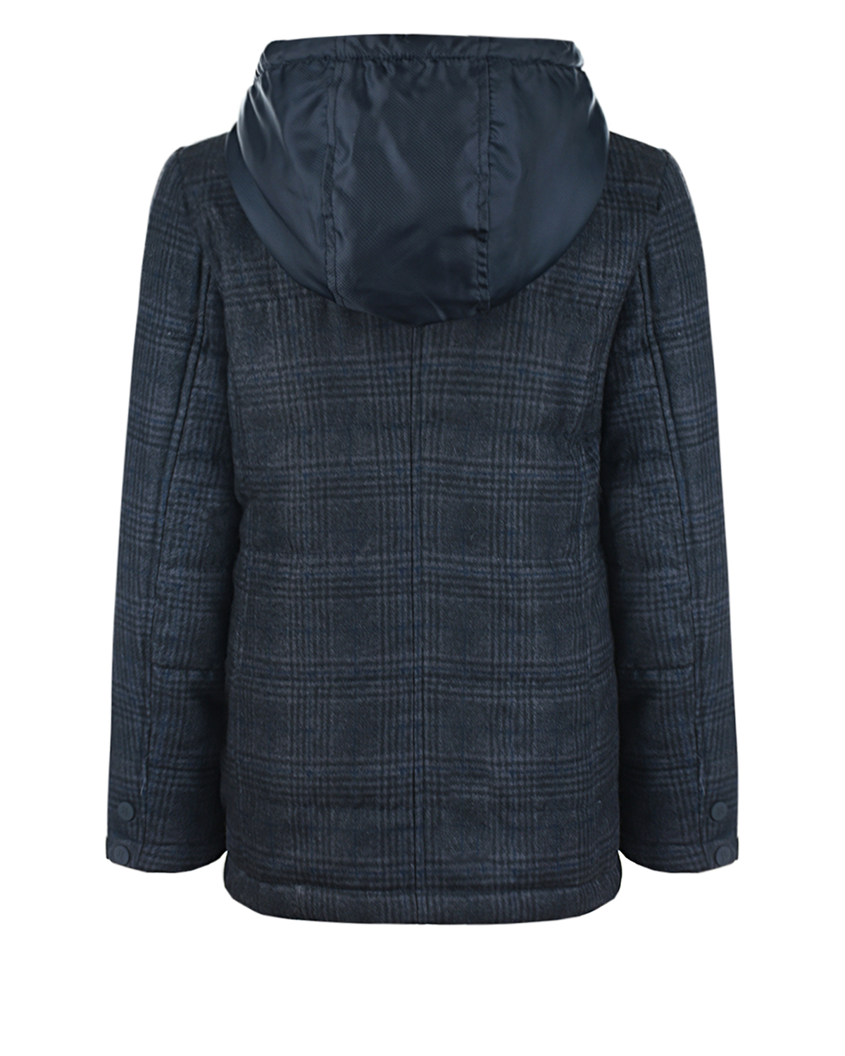 Куртка в клетку для мальчиков Junior Republic детская, размер 128, цвет серый - фото 2