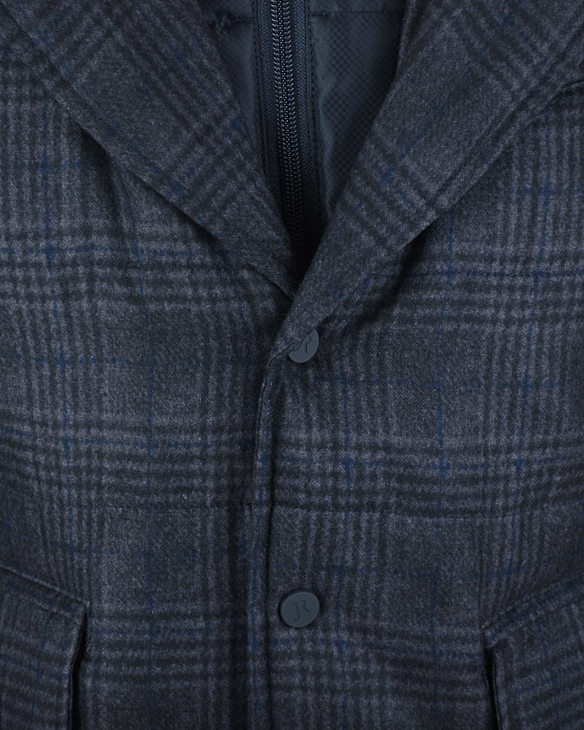 Куртка в клетку для мальчиков Junior Republic детская, размер 128, цвет серый - фото 3
