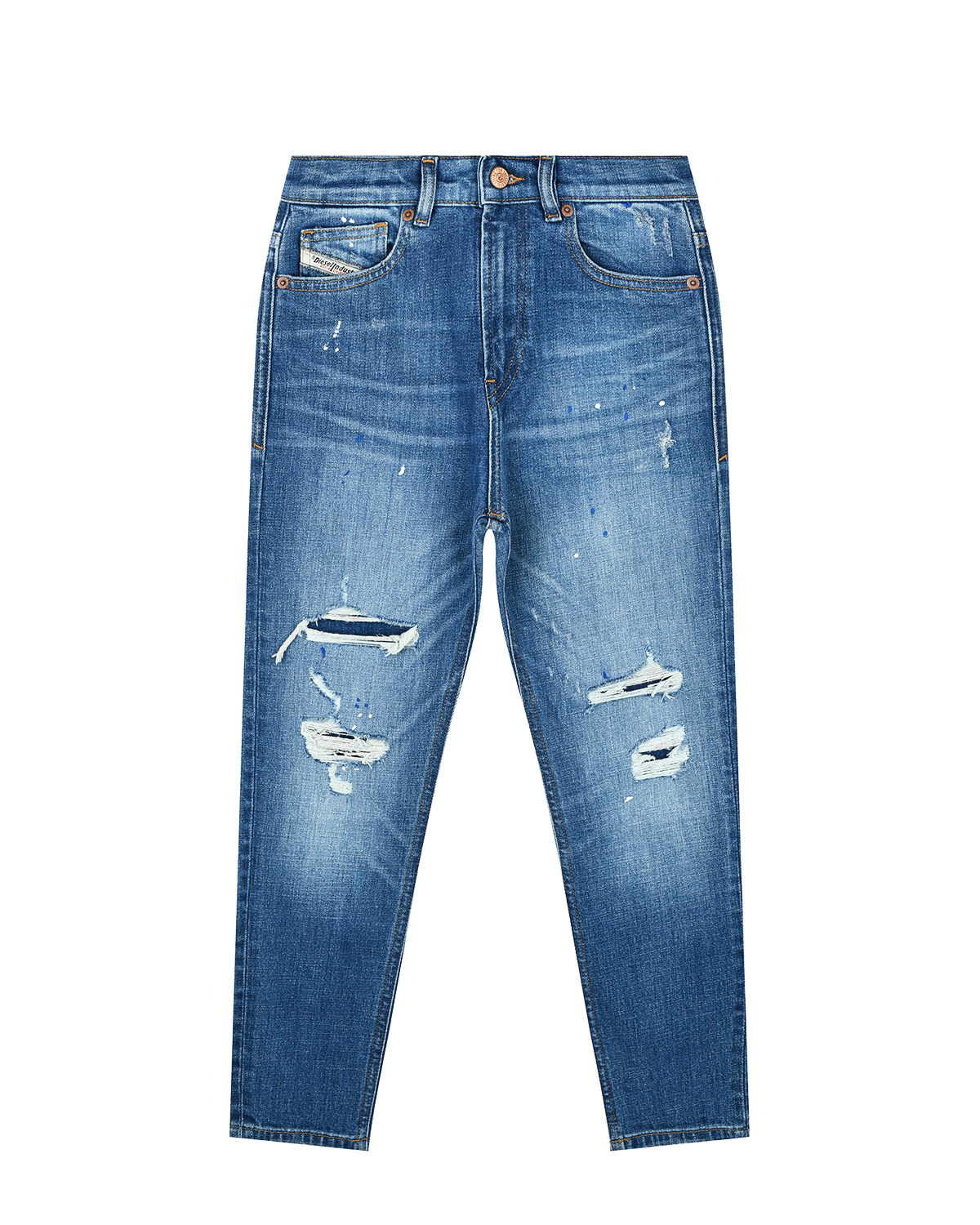 Синие джинсы с разрезами Diesel детские