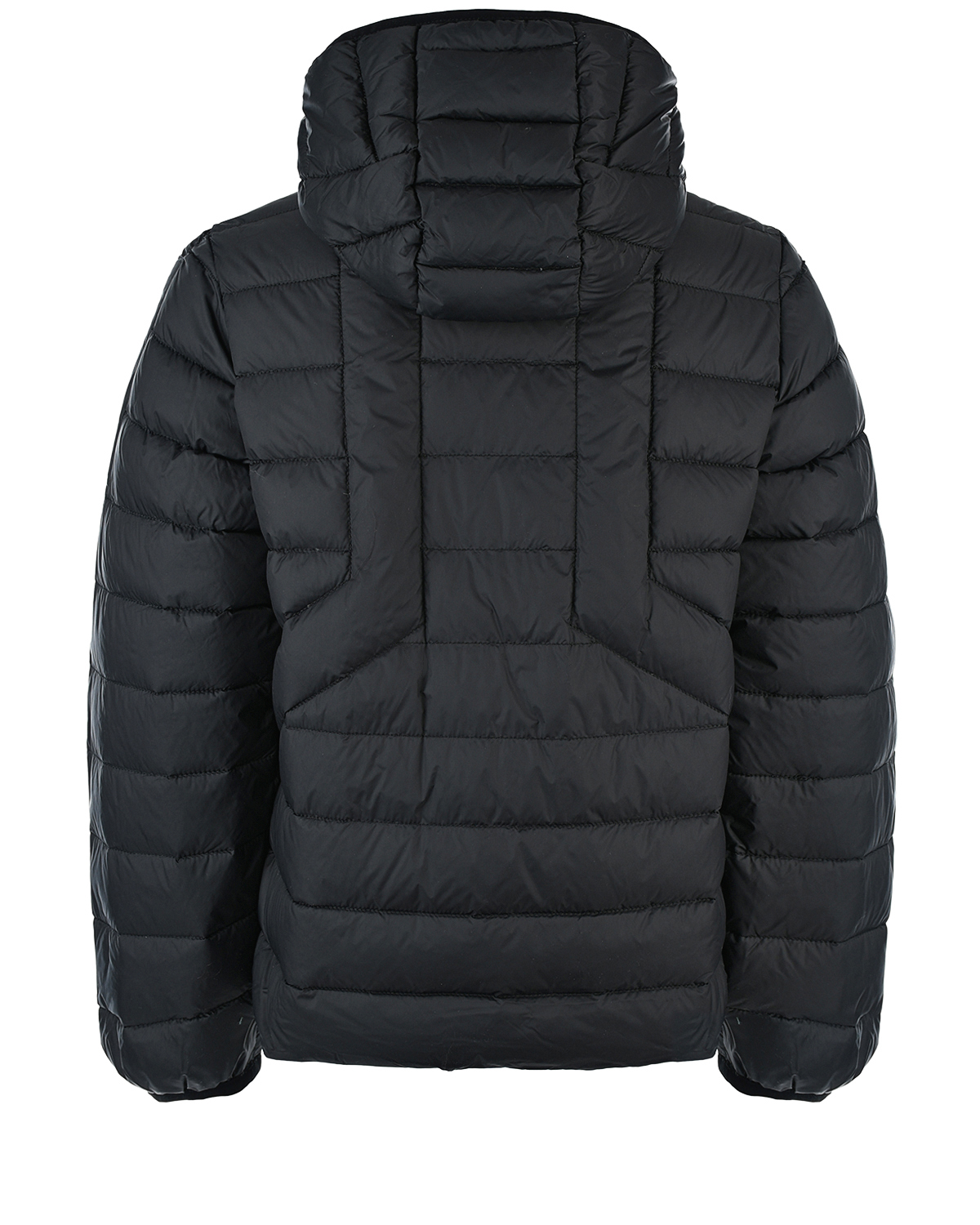 Черная стеганая куртка Diesel детская, размер 104, цвет черный - фото 2