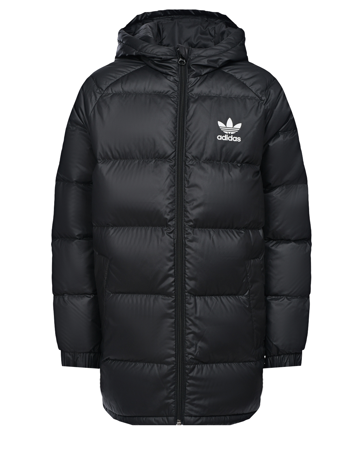 Куртка Adidas детская, размер 116, цвет черный - фото 1