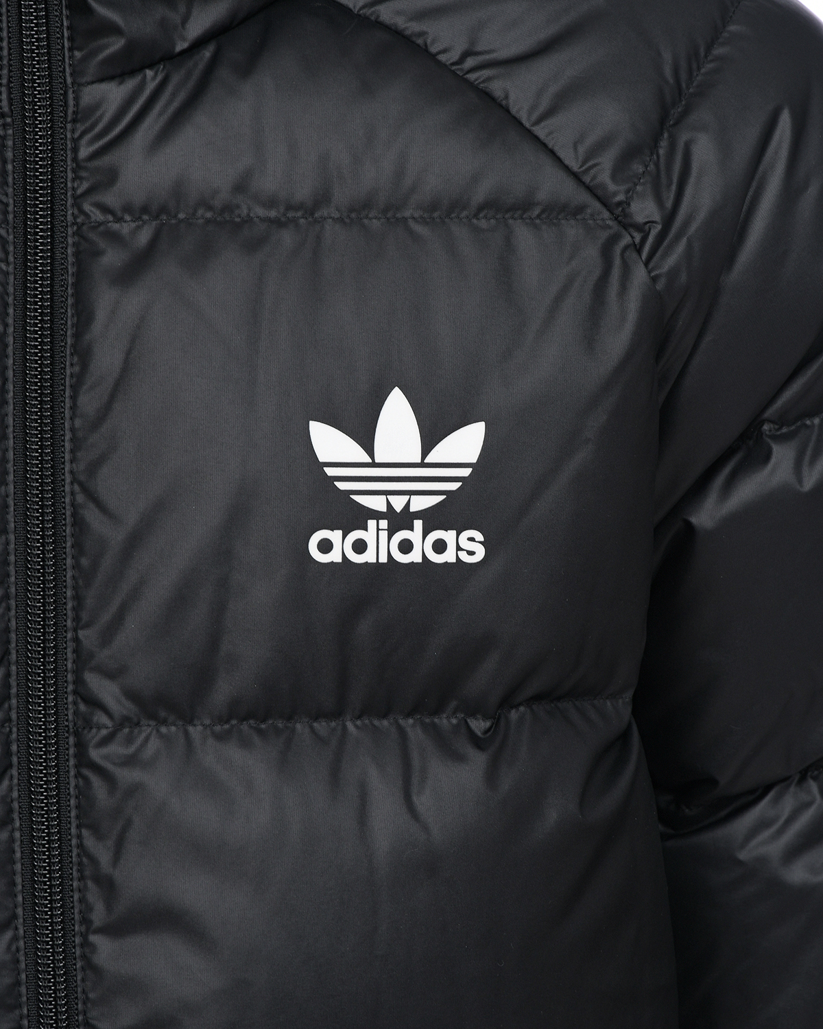 Куртка Adidas детская, размер 116, цвет черный - фото 3