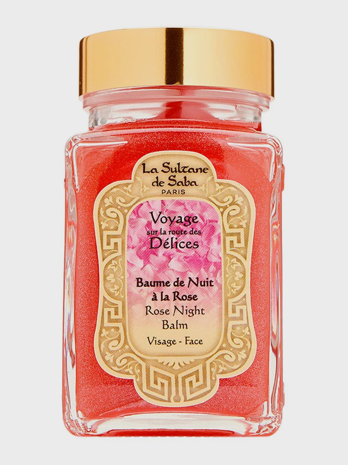 Ультрапитательный ночной бальзам для лица с розой, 100 г La Sultane de Saba