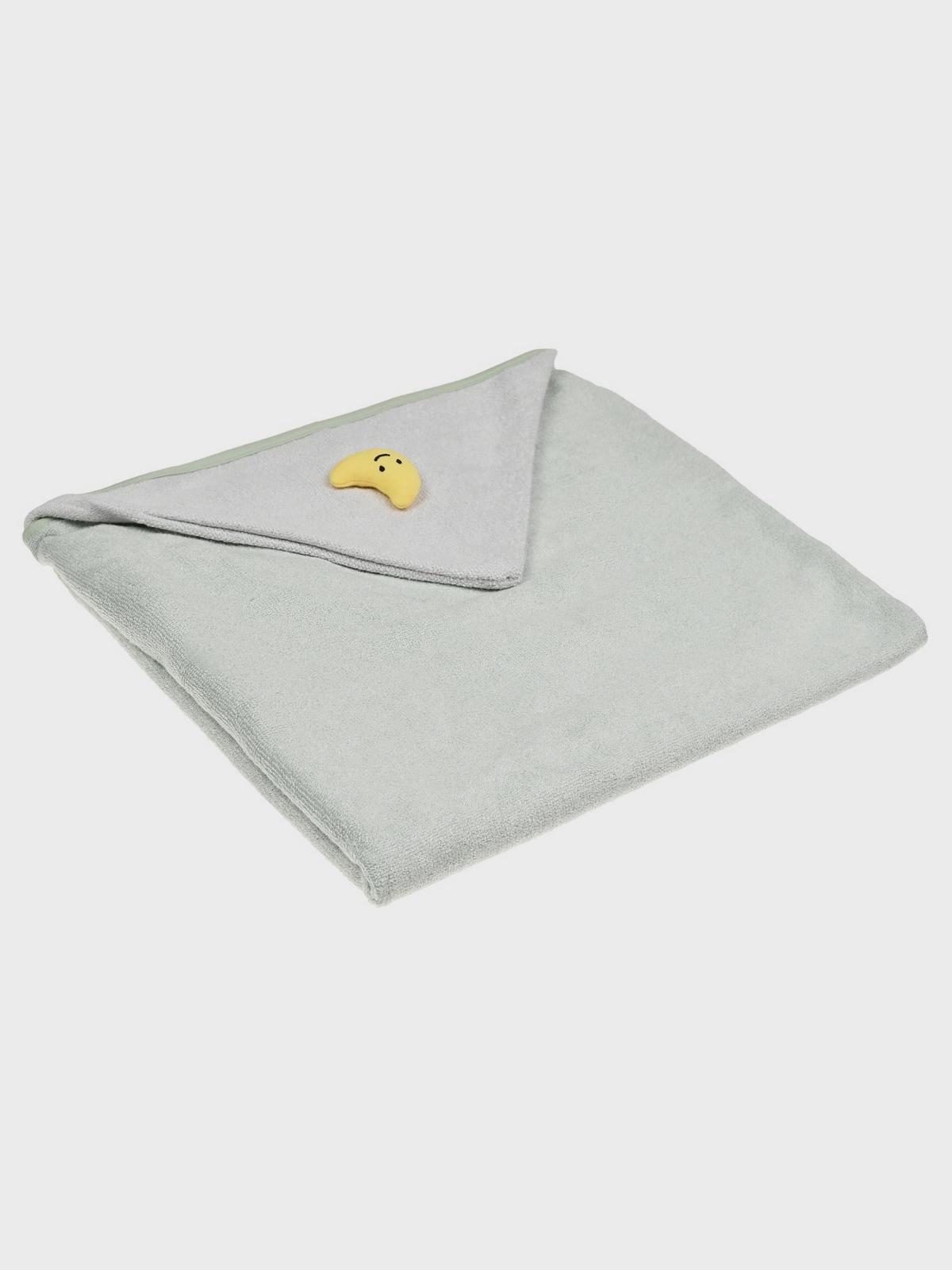 Полотенце с капюшоном 115*68 см, мятный  BAMBOO BEBE