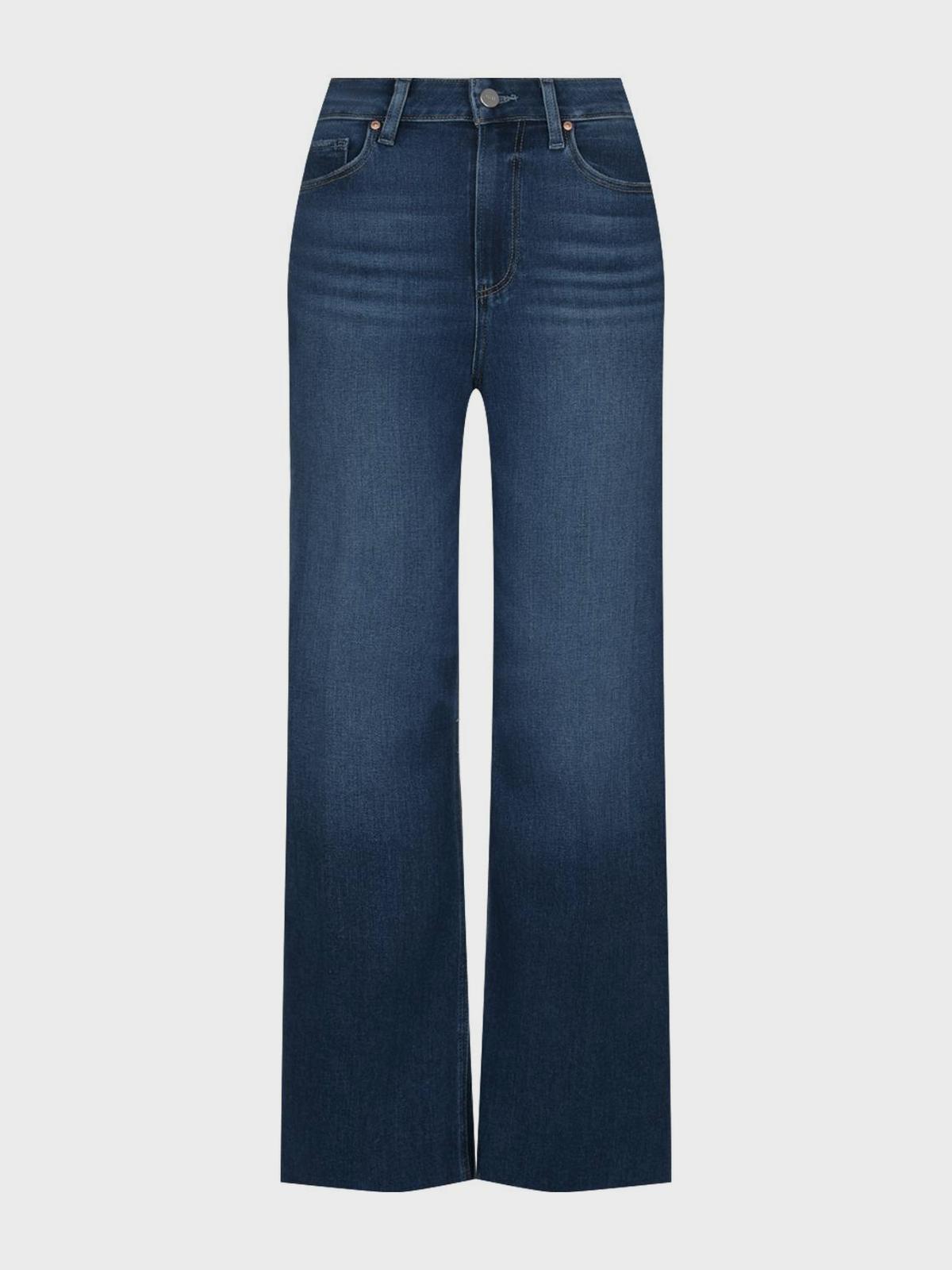Синие джинсы-клеш Paige