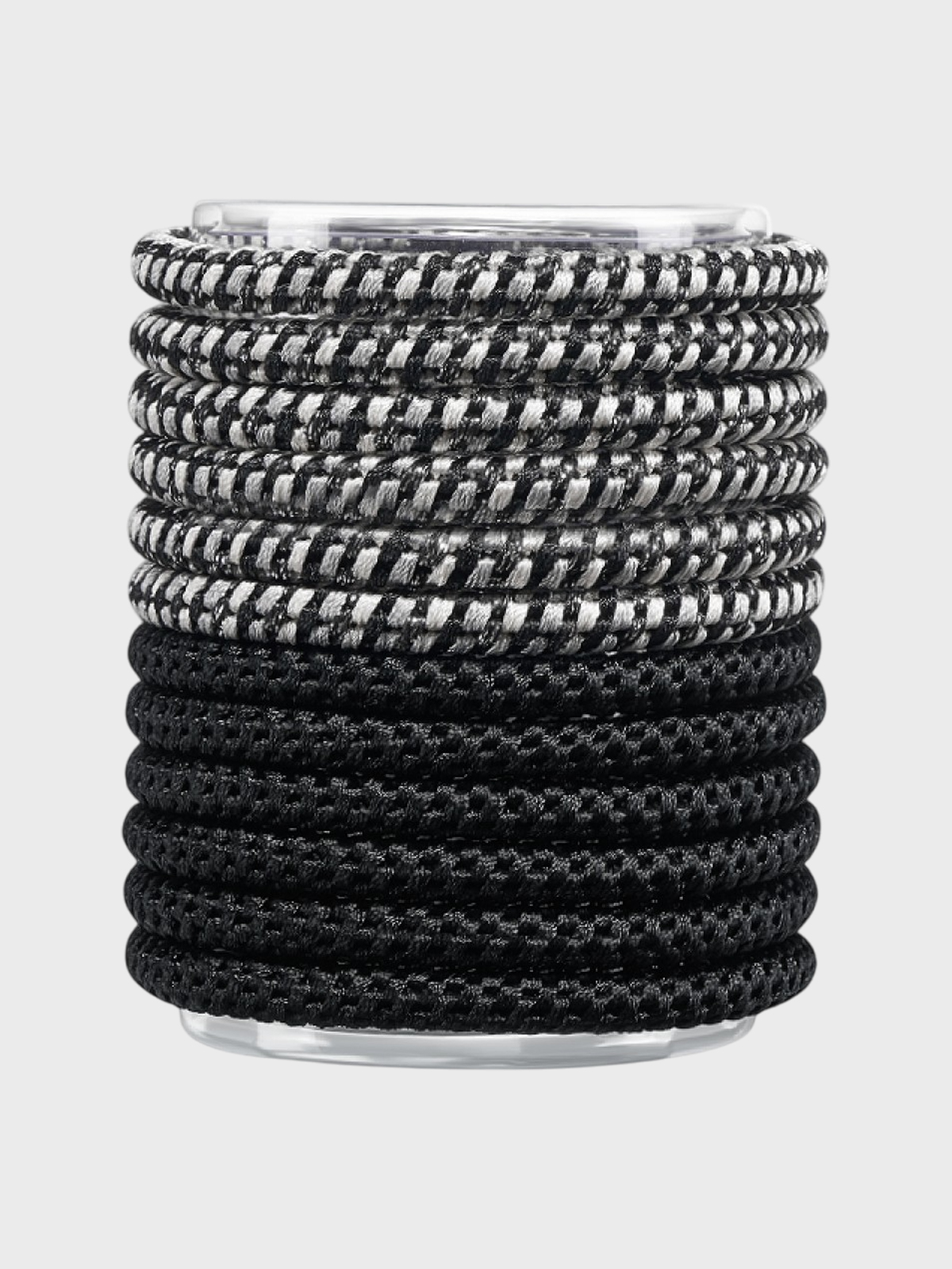 Набор резинок для волос - 12шт, черный EVITA PERONI