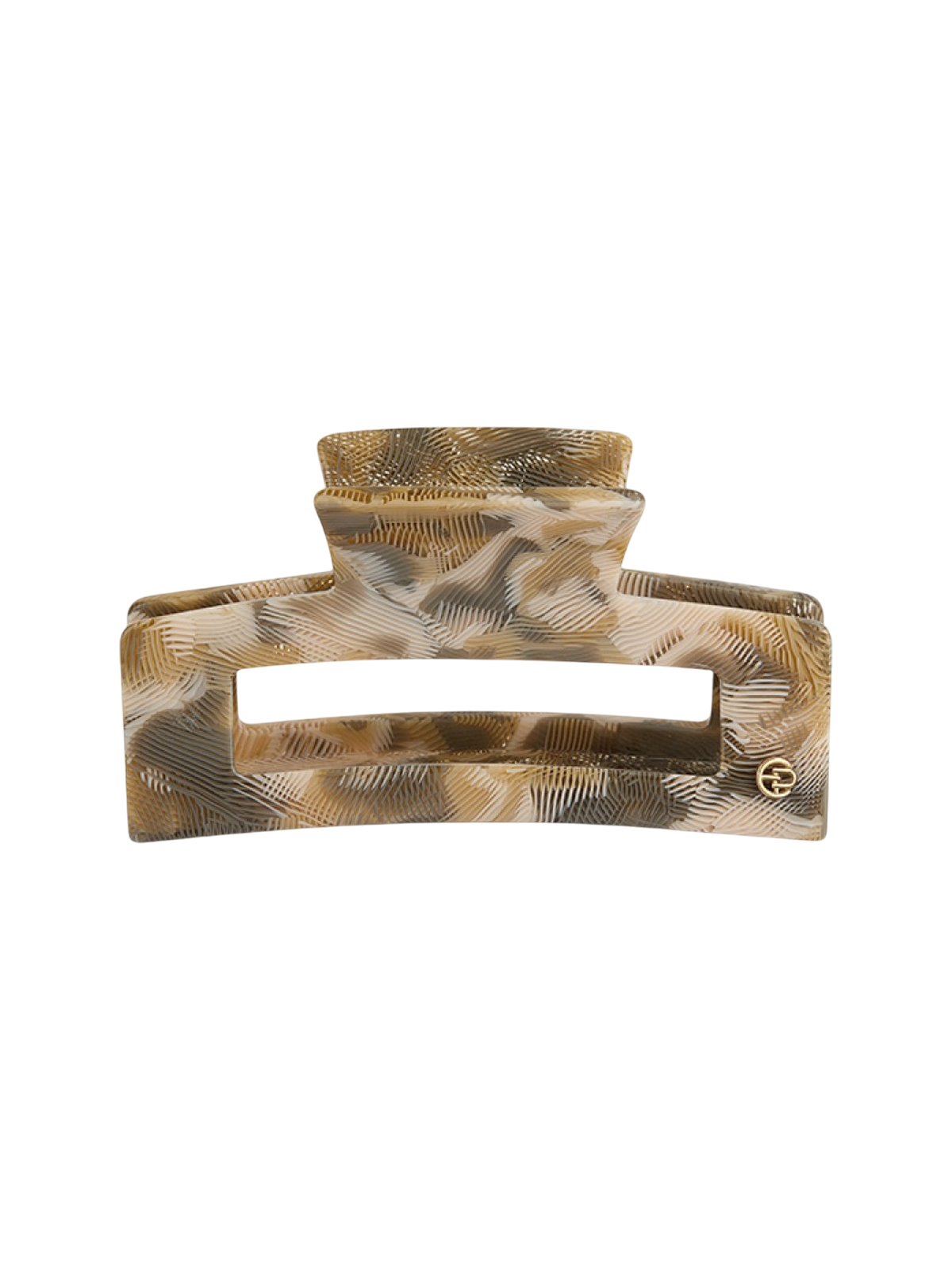 Заколка-краб с логотипом бежевая EVITA PERONI 9999₽