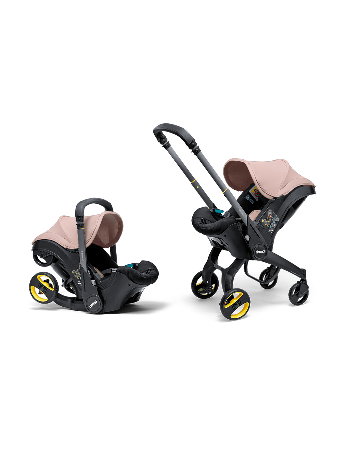 Кресло автомобильное Doona Коляска-автокресло Doona i/Blush Pink
