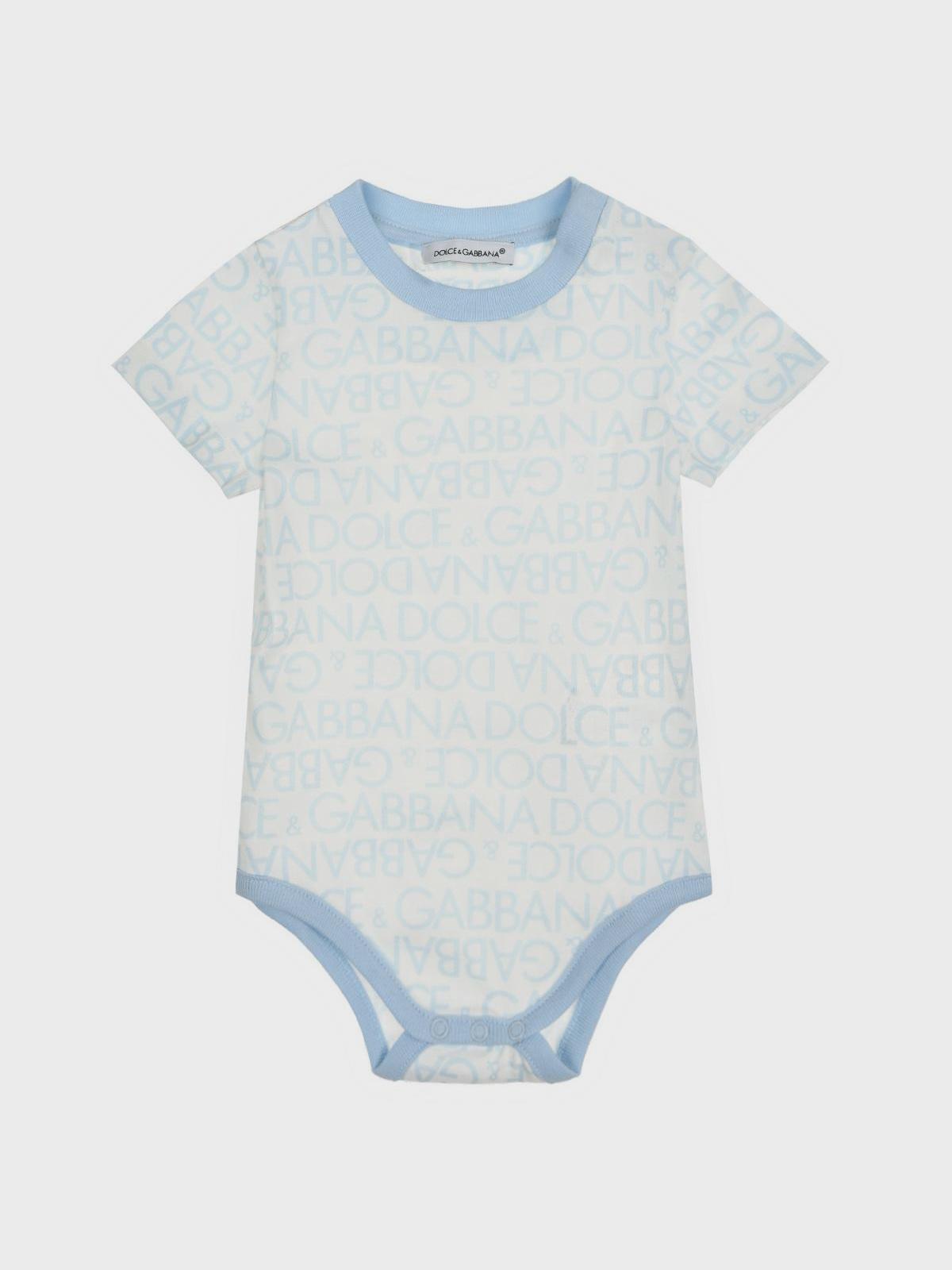 Боди со сплошным лого Dolce&amp;Gabbana