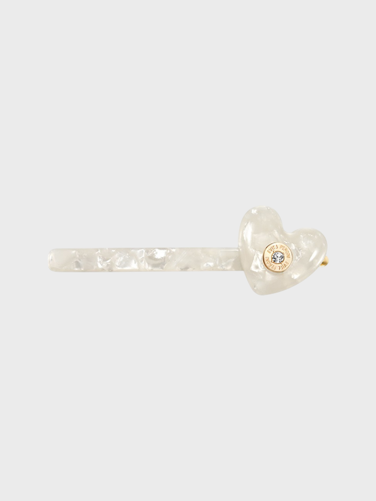 Заколка - невидимка для волос белая EVITA PERONI 6999₽