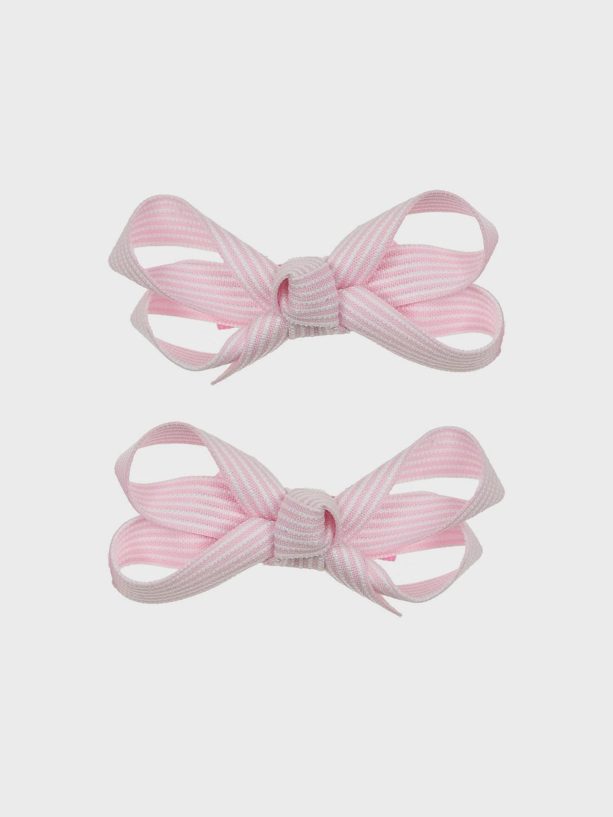 Зажим для волос в полоску розовый 2 шт Tais 1499₽