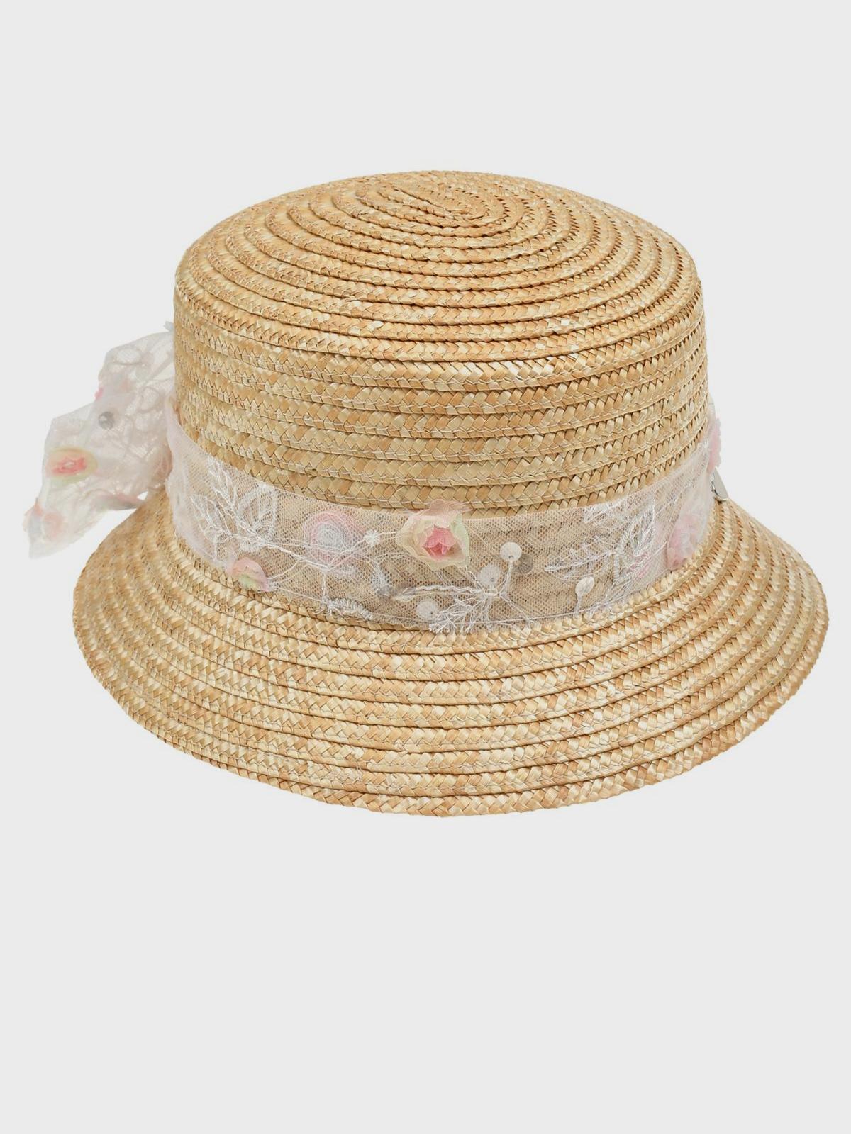 Шляпа с кружевной лентой Il Trenino