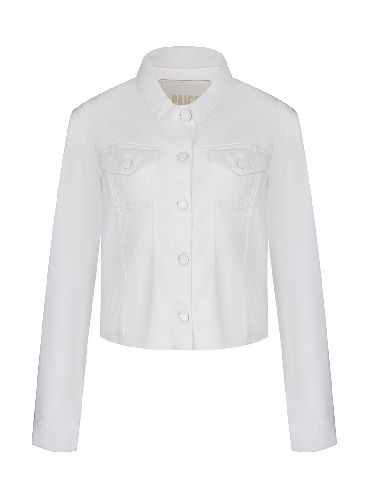 Белая джинсовая куртка Paige 28000₽