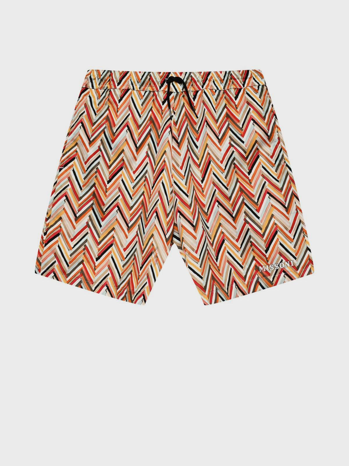 Шорты для купания с принтом зигзаги Missoni
