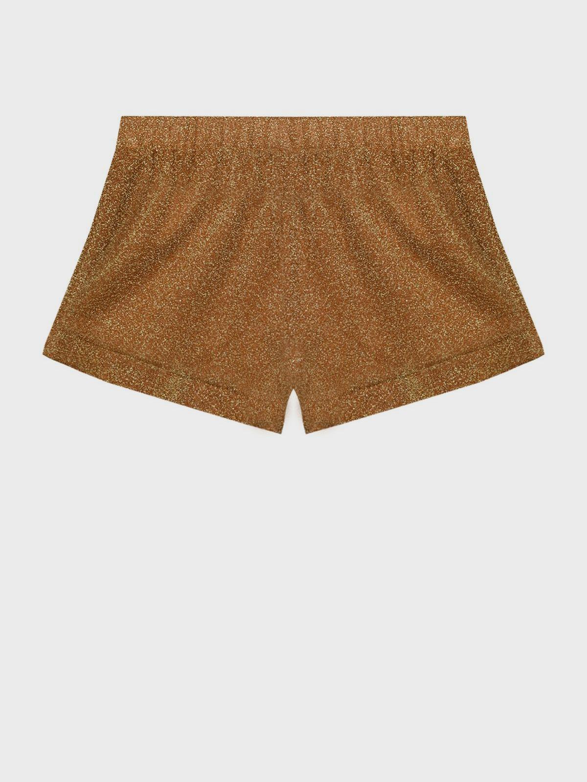 Шорты с поясом на резинке, коричневые Oseree