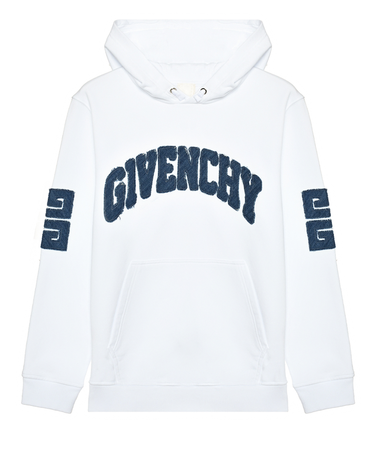 

Толстовка-худи с капюшоном и логотипом, белая Givenchy, Белый, Толстовка-худи с капюшоном и логотипом, белая Givenchy