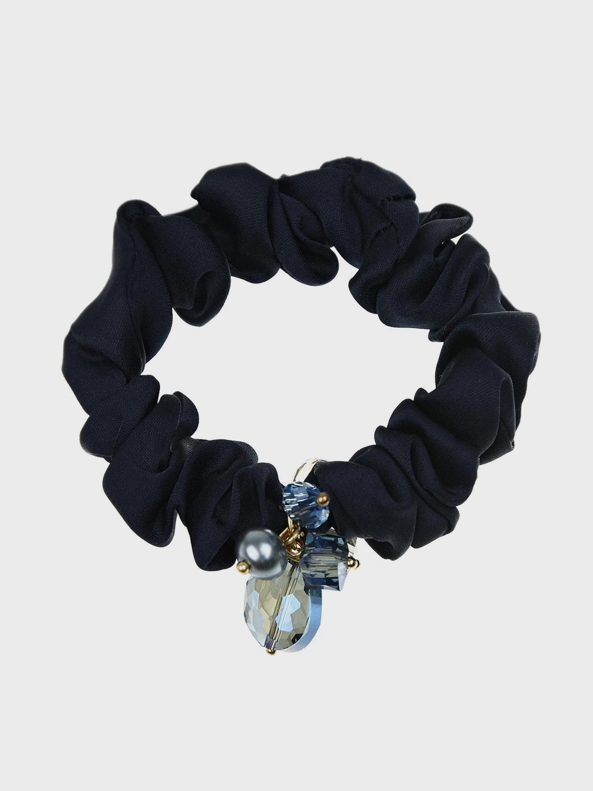 Резинка для волос с бусинами синяя Tais 1799₽
