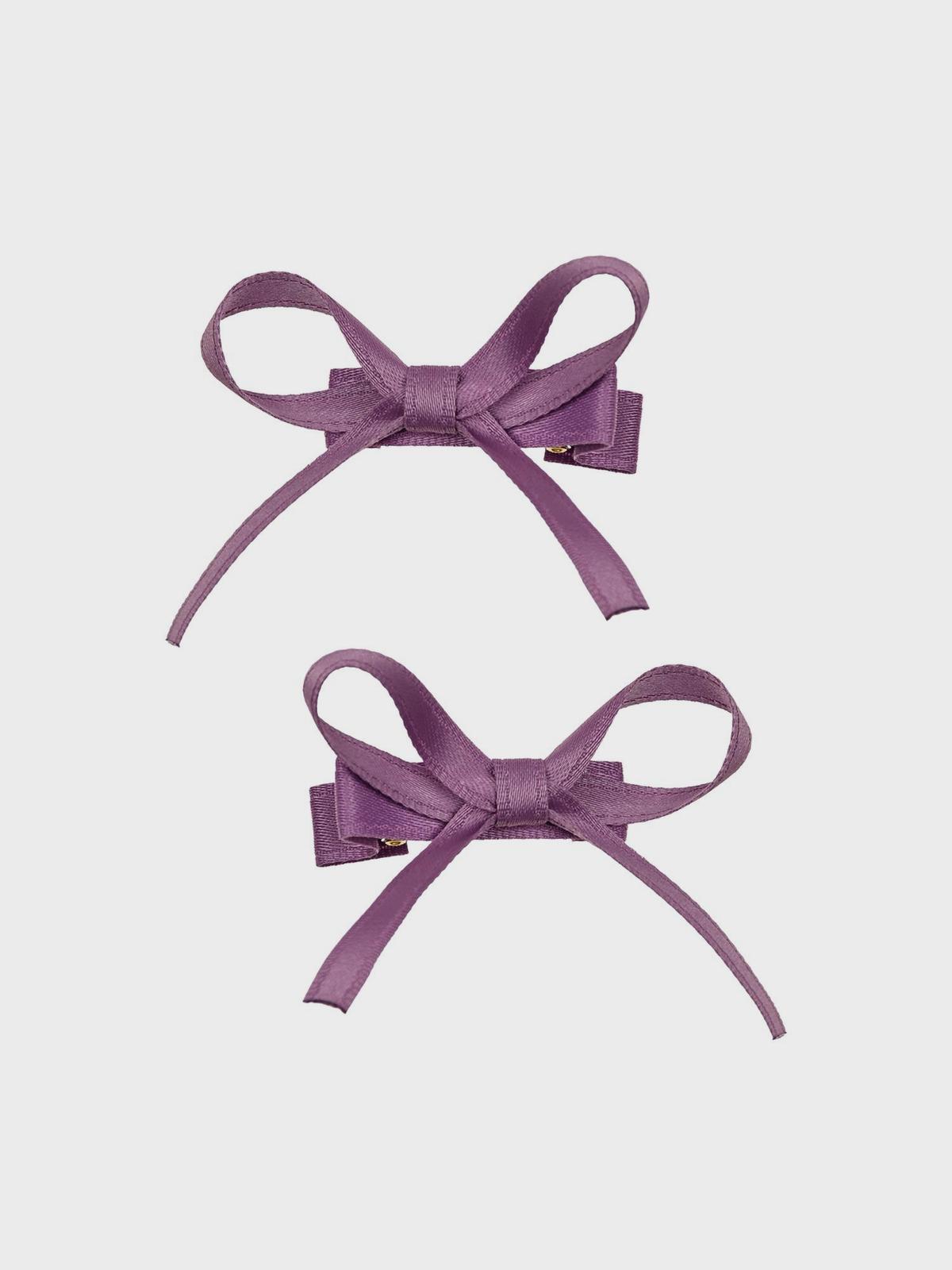 Зажим для волос фиолетовая в виде бантика 2 шт Tais 1199₽