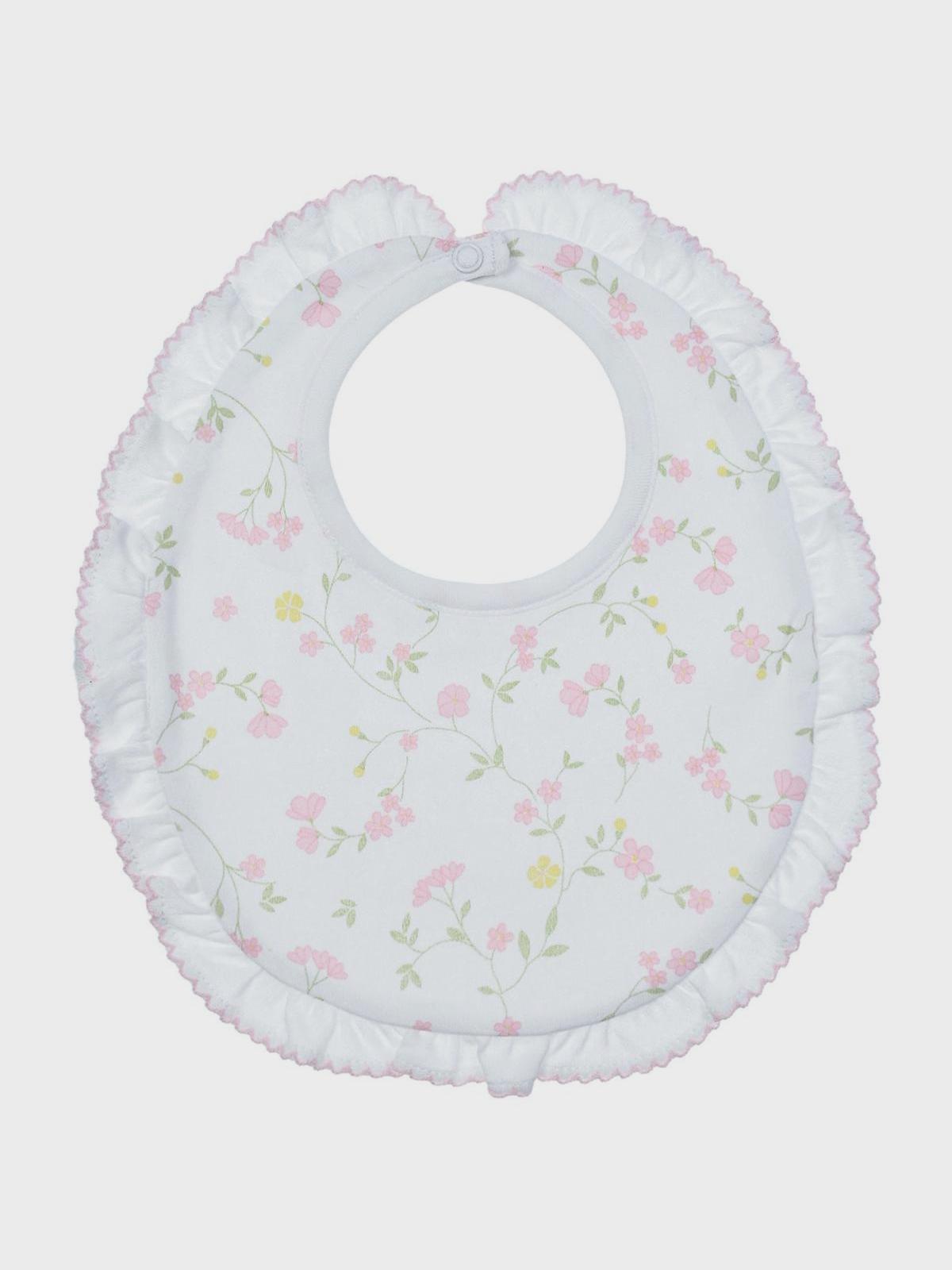 Слюнявчик с цветочным принтом Lyda Baby