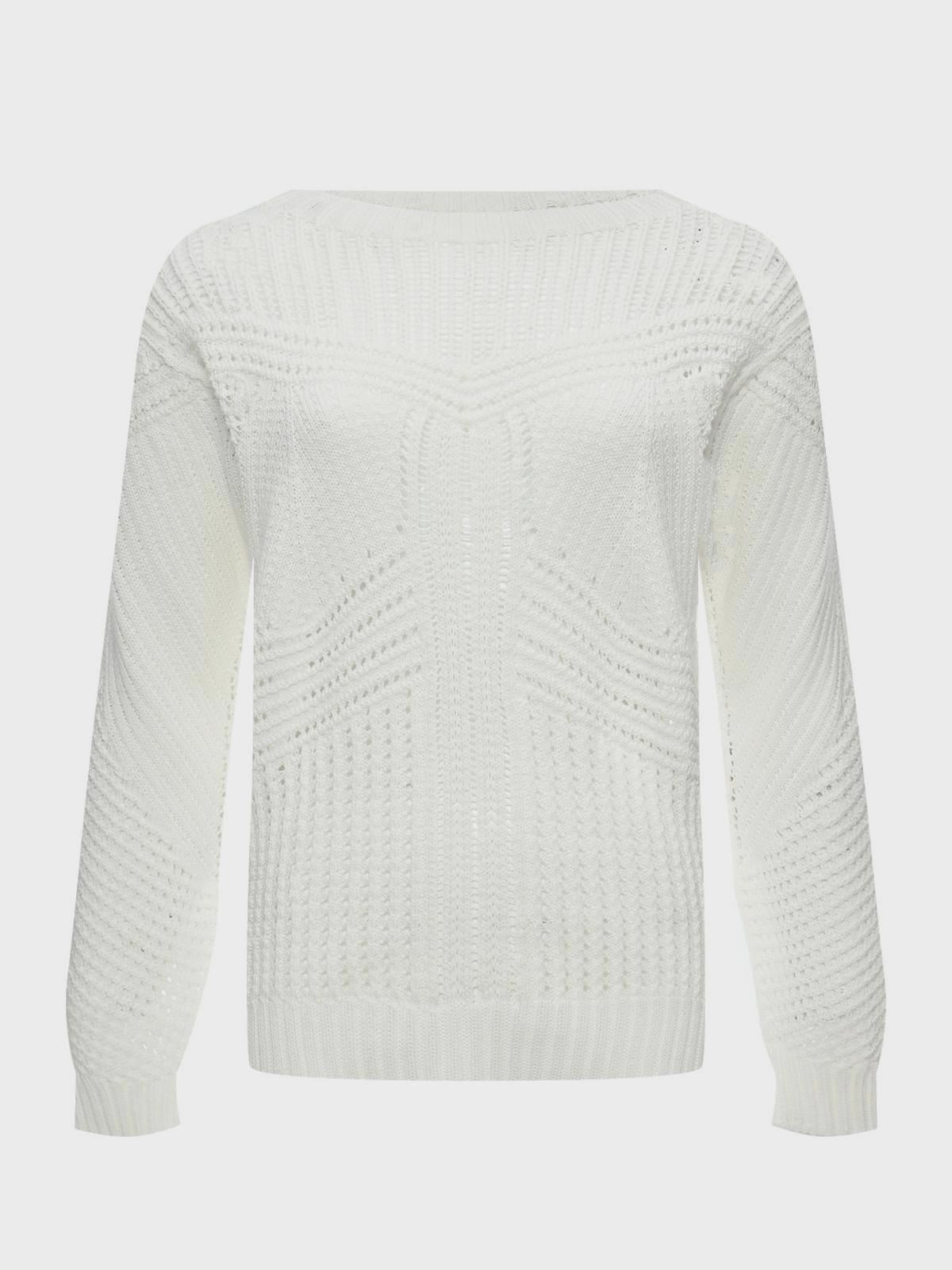 Джемпер, комбинированная вязка Alberta Ferretti