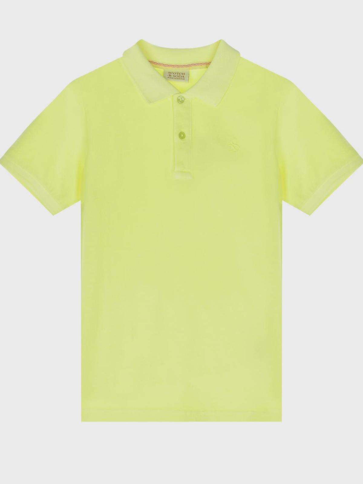 Футболка-поло салатового цвета Scotch&Soda