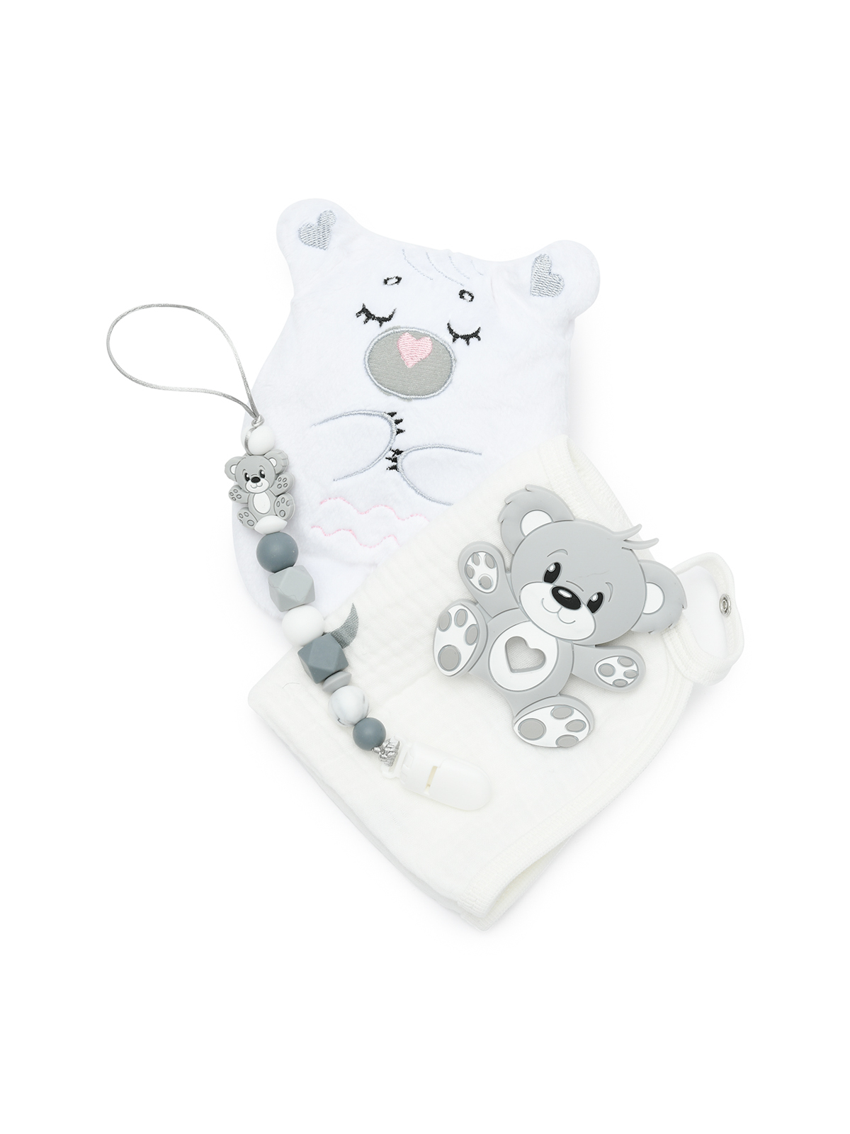 Подарочный набор Мишка, серый Dan Maralex