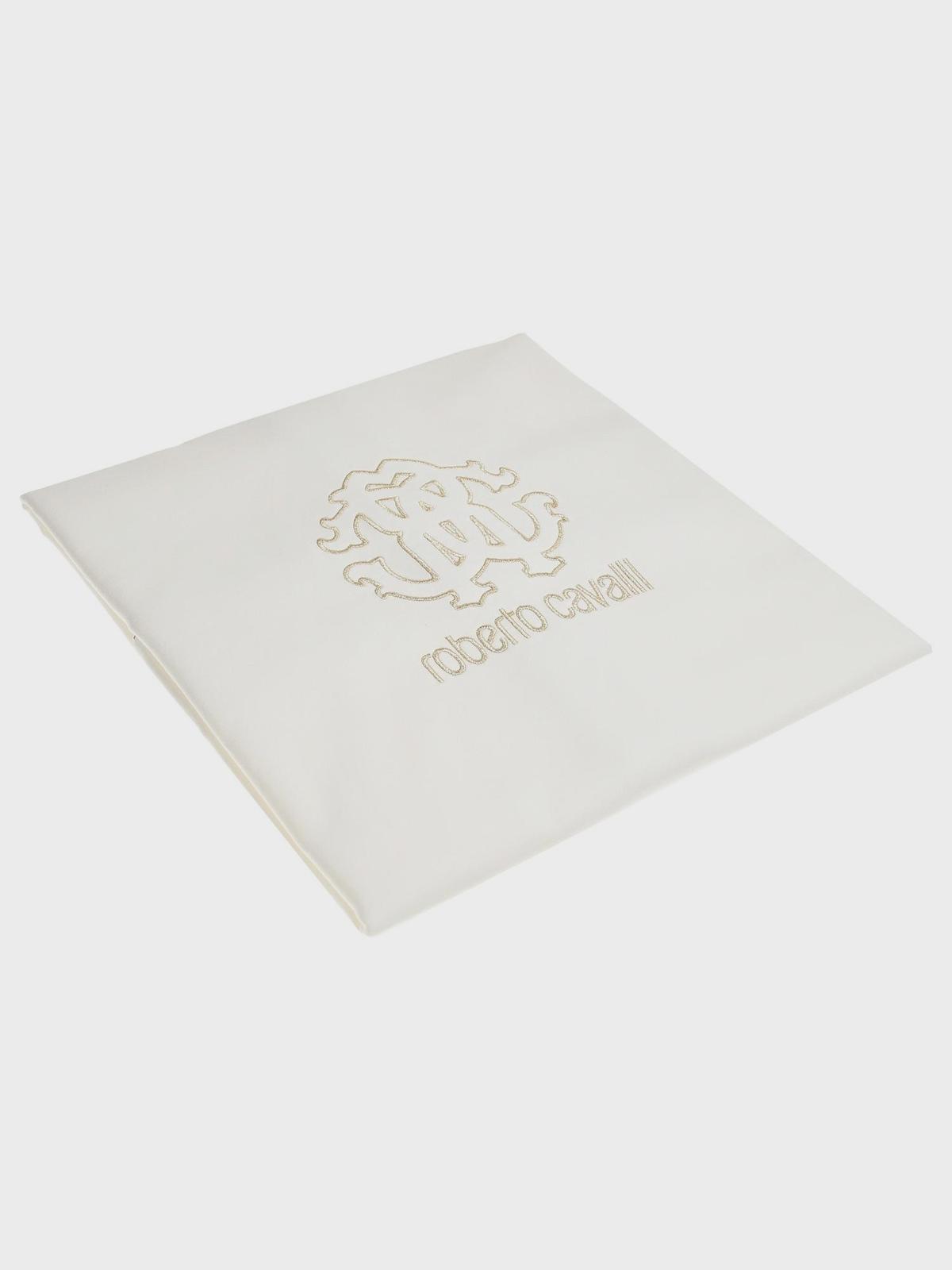 Одеяло с вышитым лого Roberto Cavalli