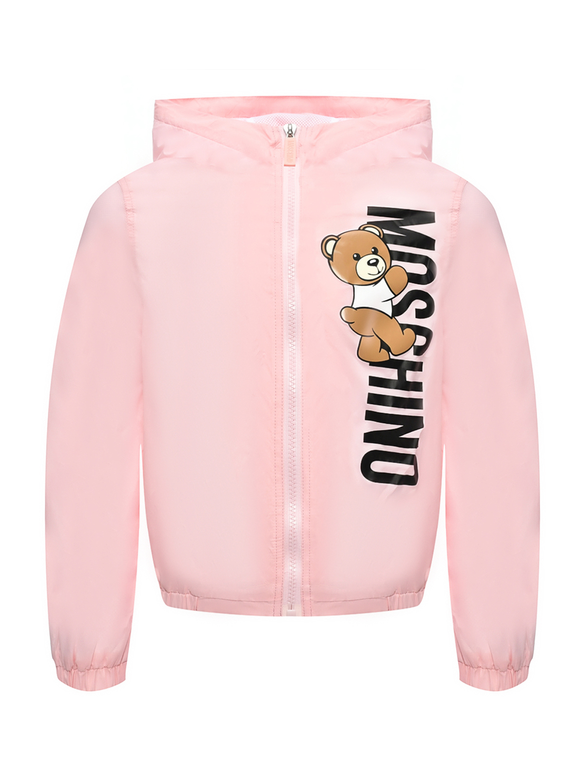 Ветровка с вертикальным лого розовая Moschino 11999₽